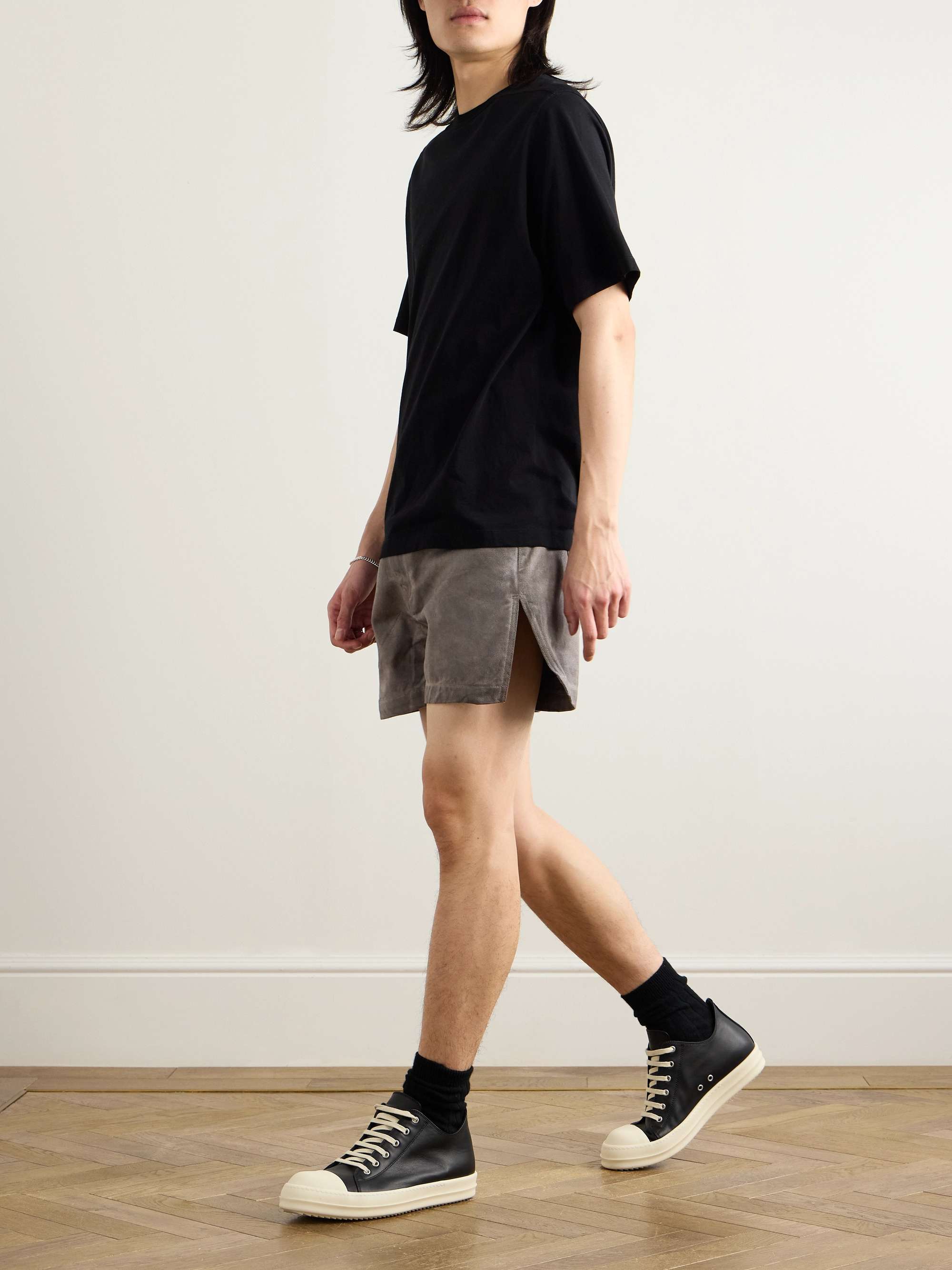 Geth Cutoffs Straight-Leg Denim Shorts view