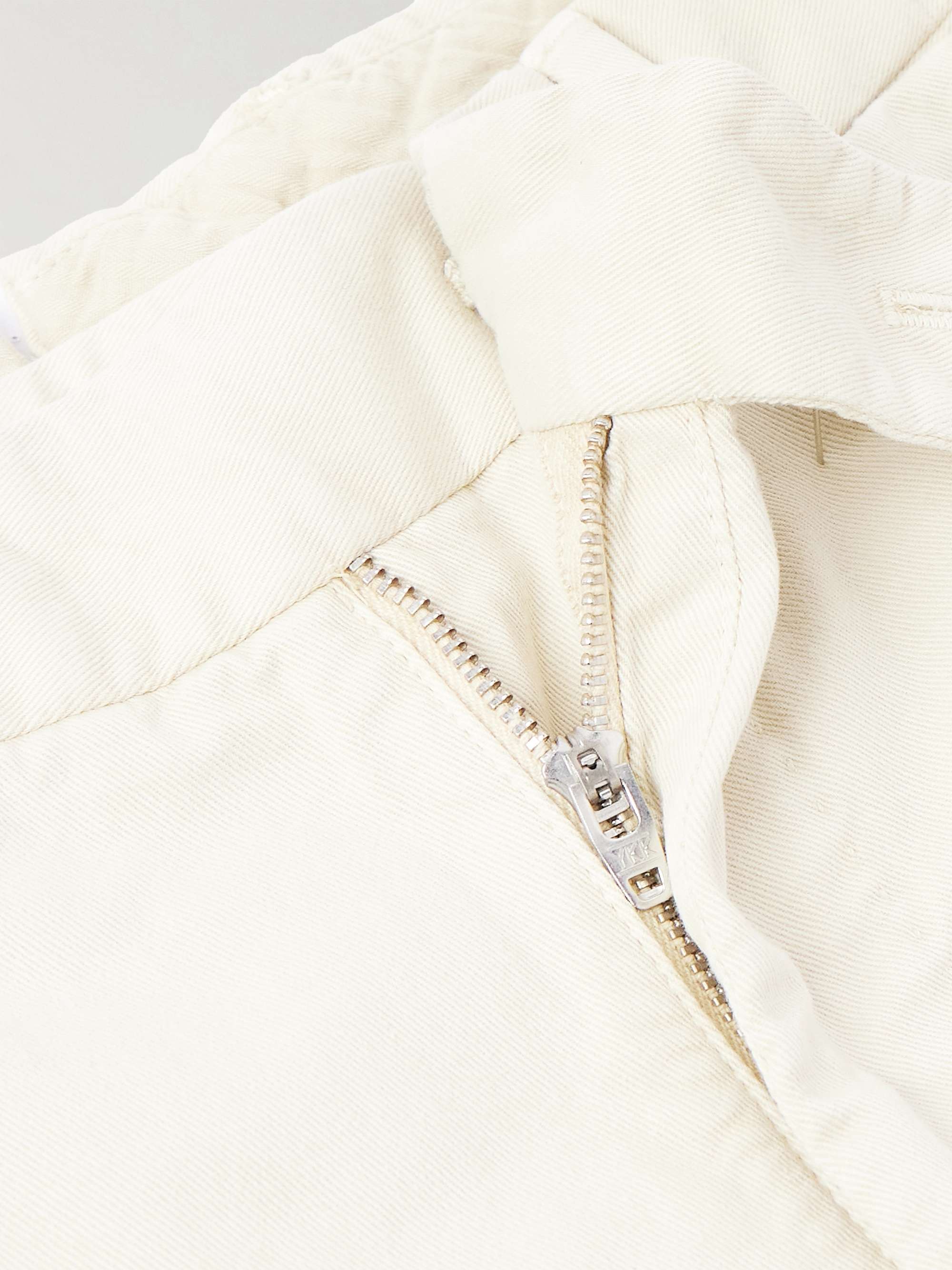 Venezia 1951 Slim-Fit Tapered Garment-Dyed Cotton-Twill Trousers view