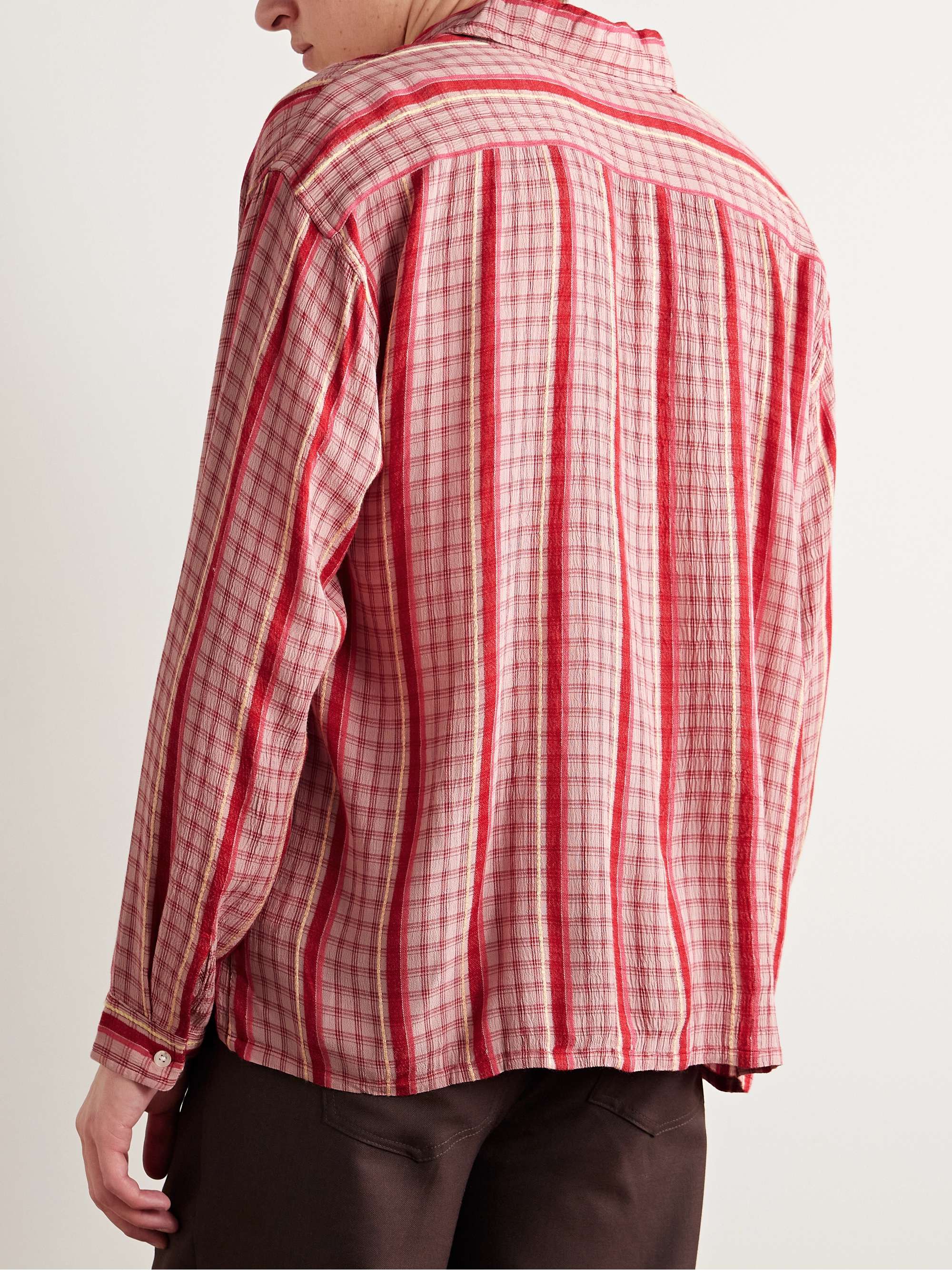 Striped Checked Voile Shirt view