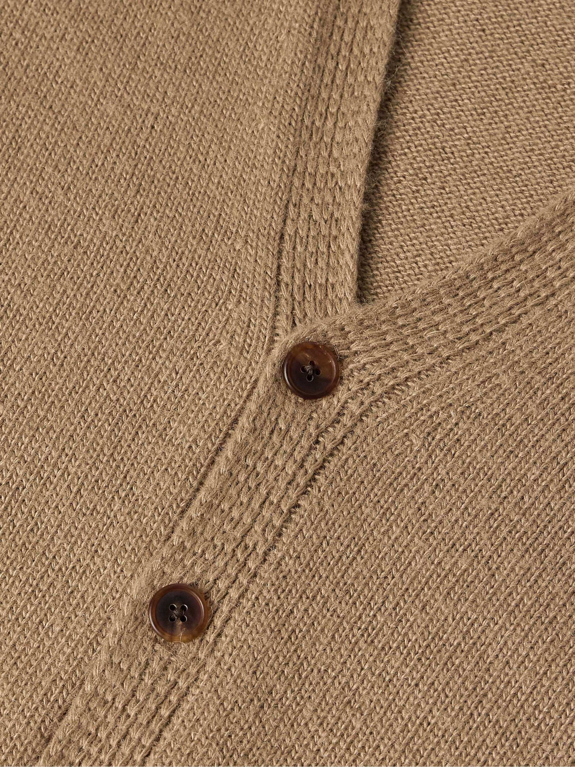 Sheldon Llama Wool-Blend Cardigan view