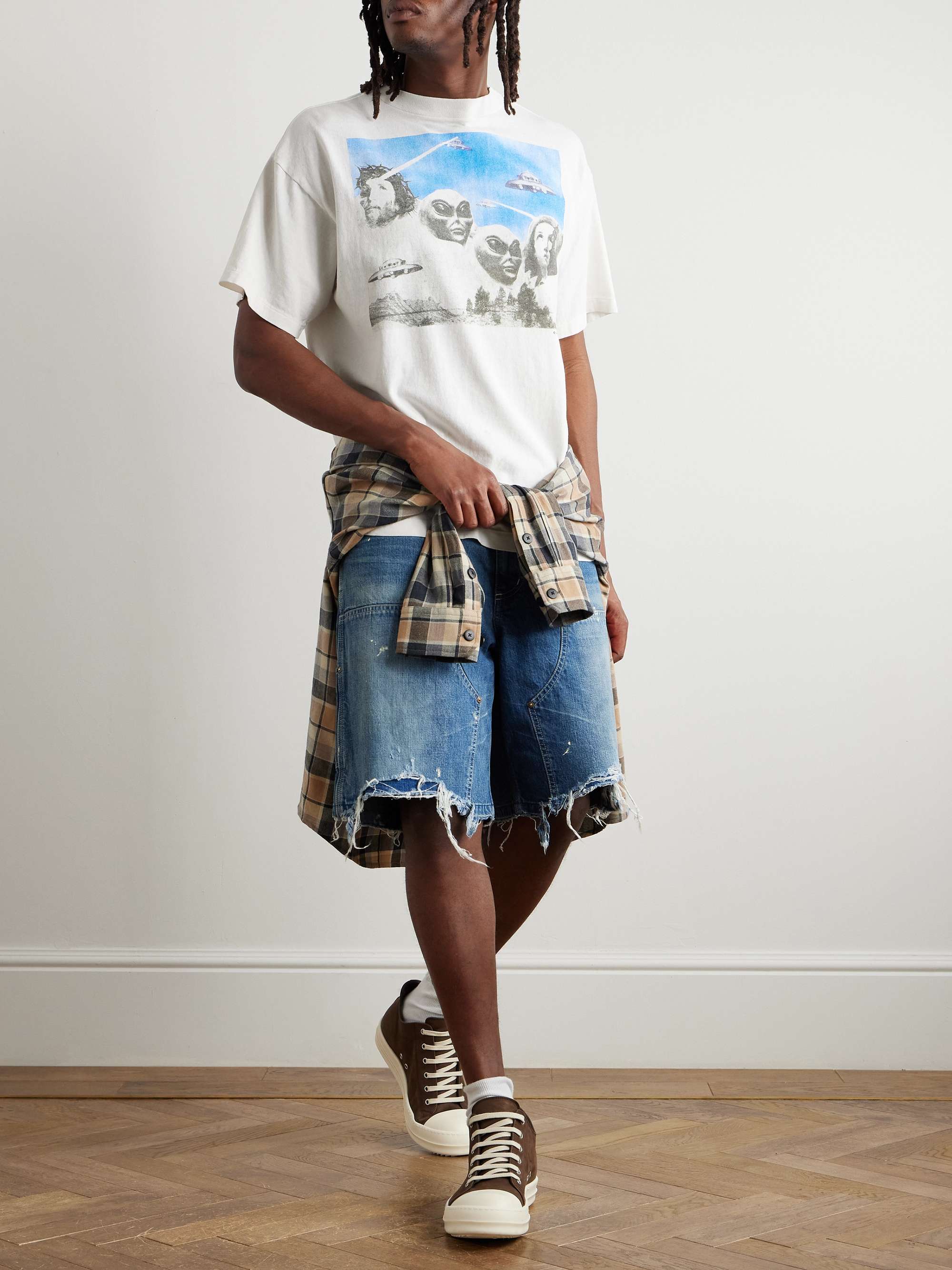 + Sean Wotherspoon Kiki Printed Cotton-Jersey T-Shirt view