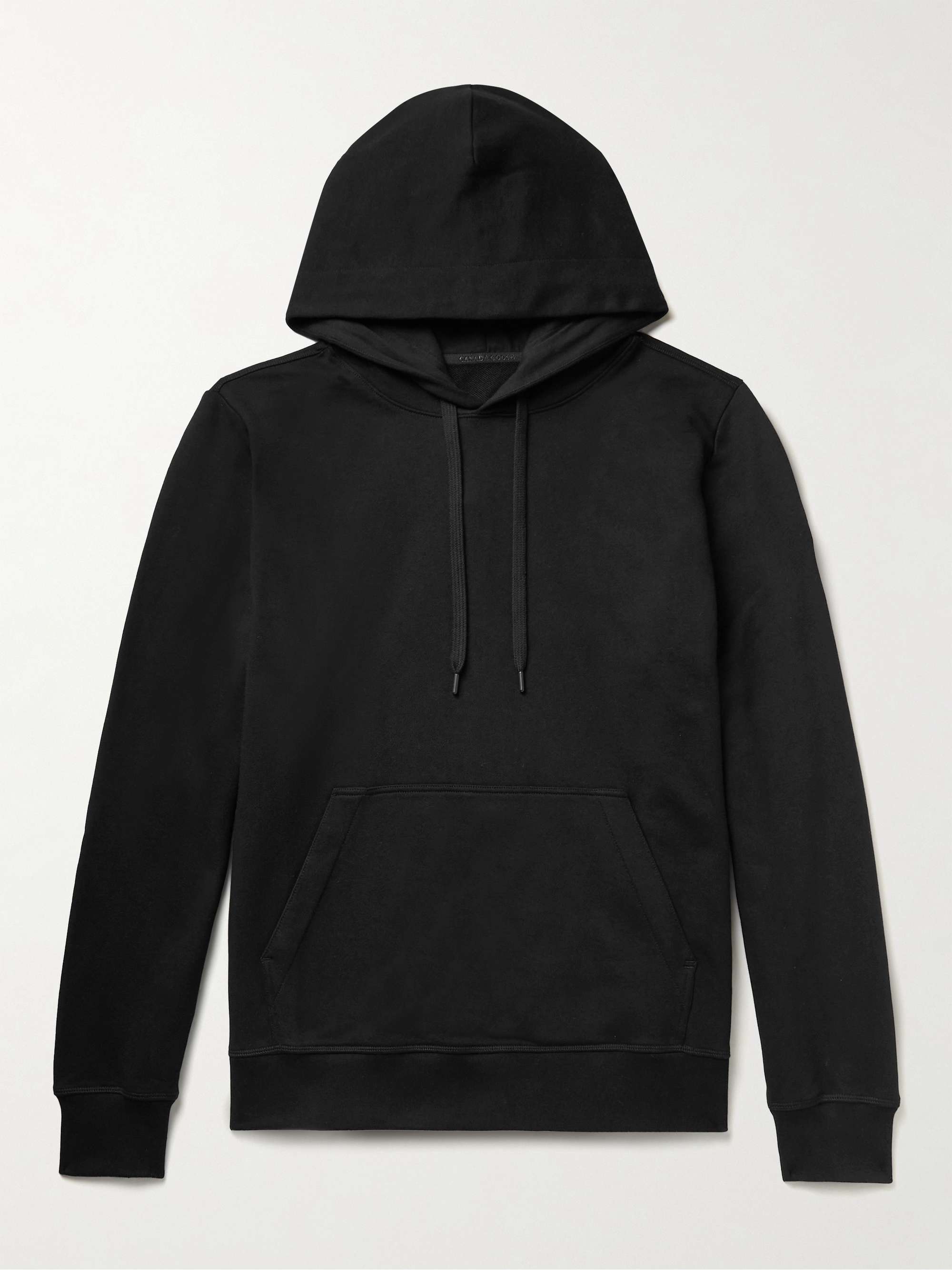 Huron Logo-Appliquéd Organic Cotton-Jersey Hoodie hero visual