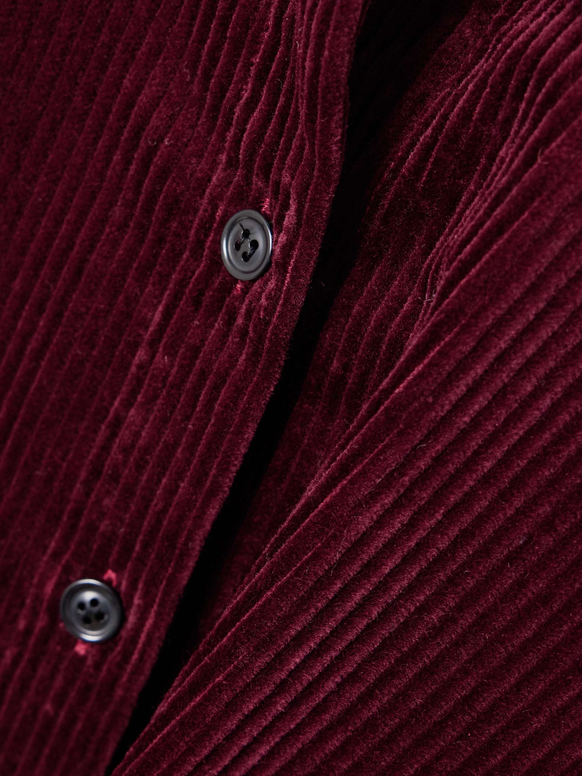 Oversized organic cotton-corduroy shirt view