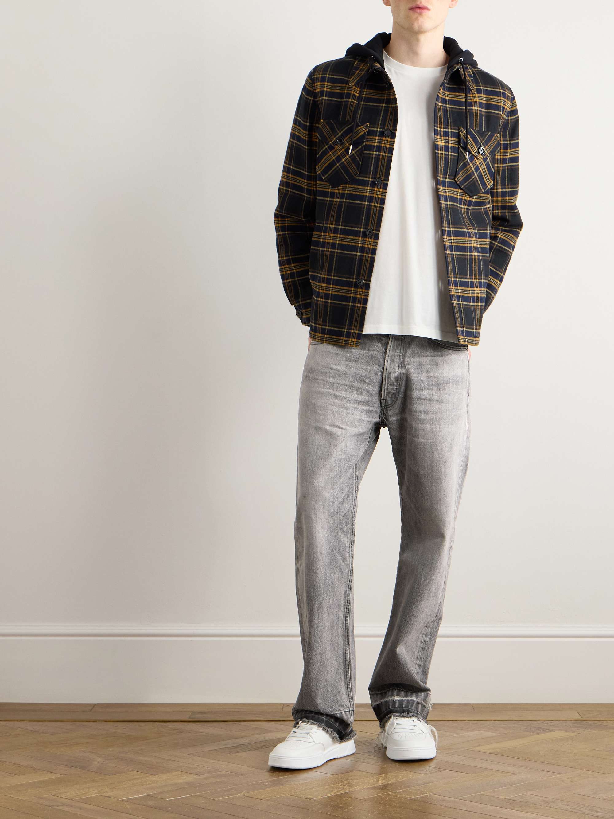 Valley Straight-Leg Distressed Jeans view