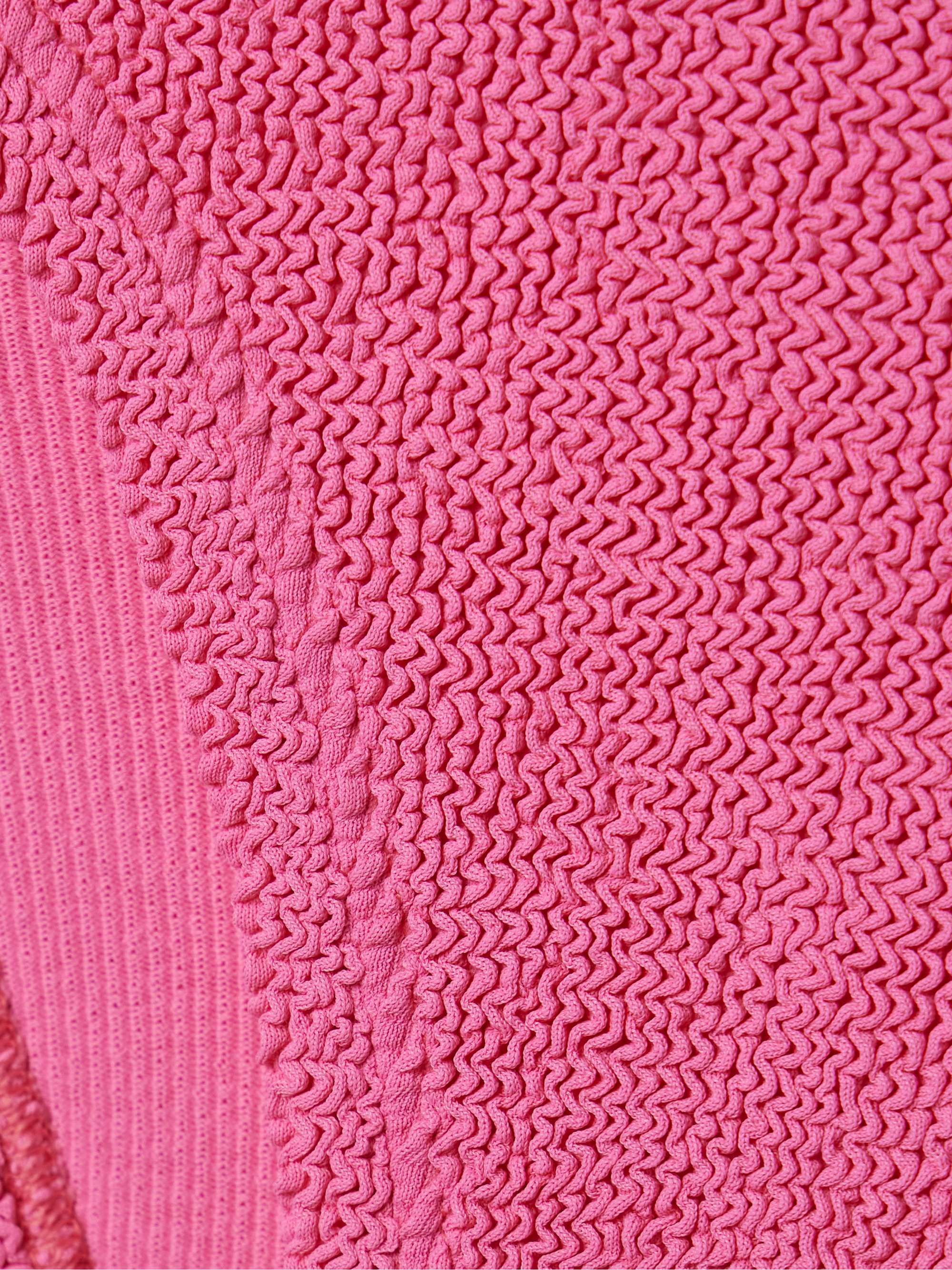 Ruby seersucker bandeau bikini view