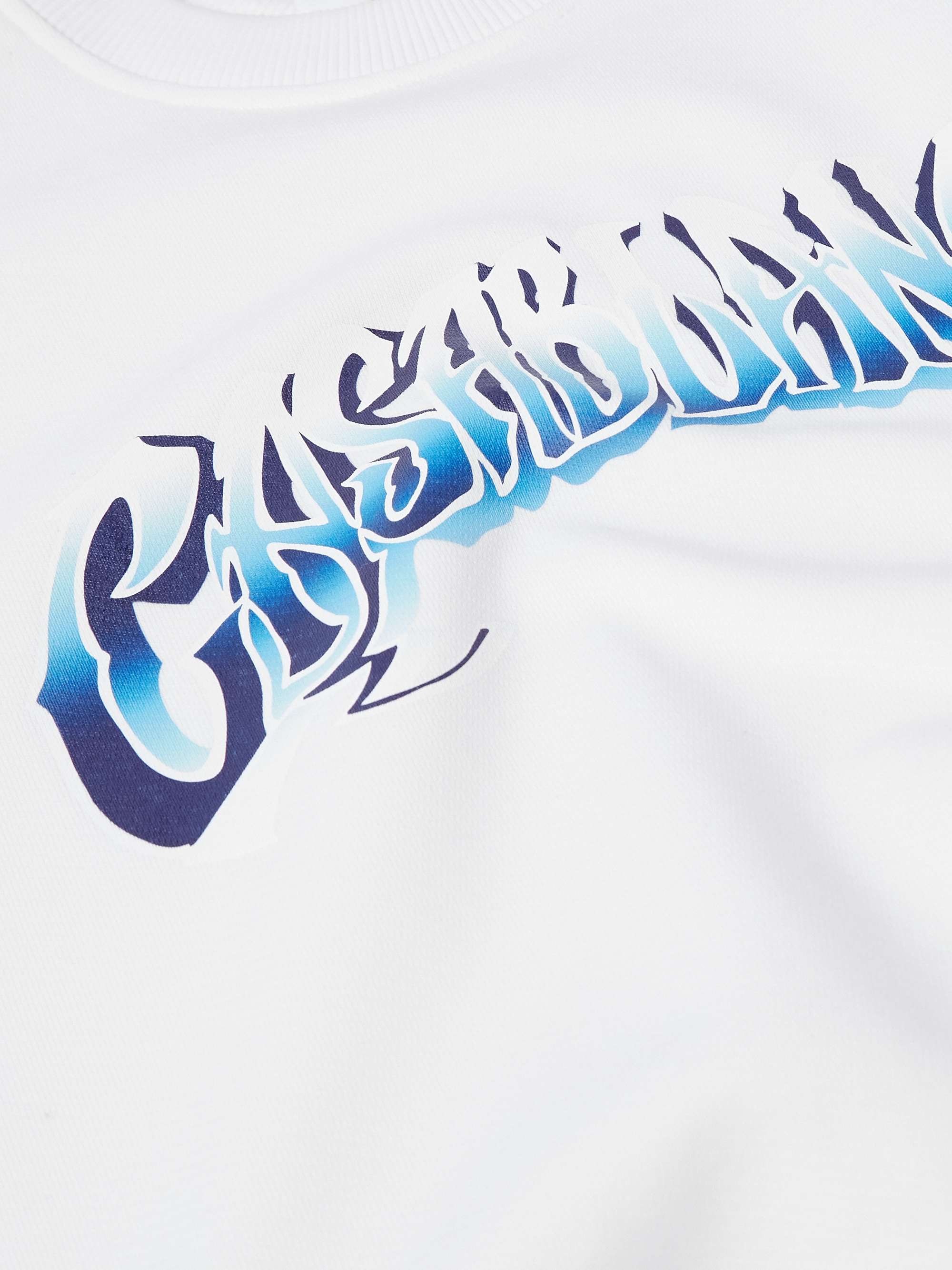 Logo-Print Dégradé Cotton-Jersey Sweatshirt view