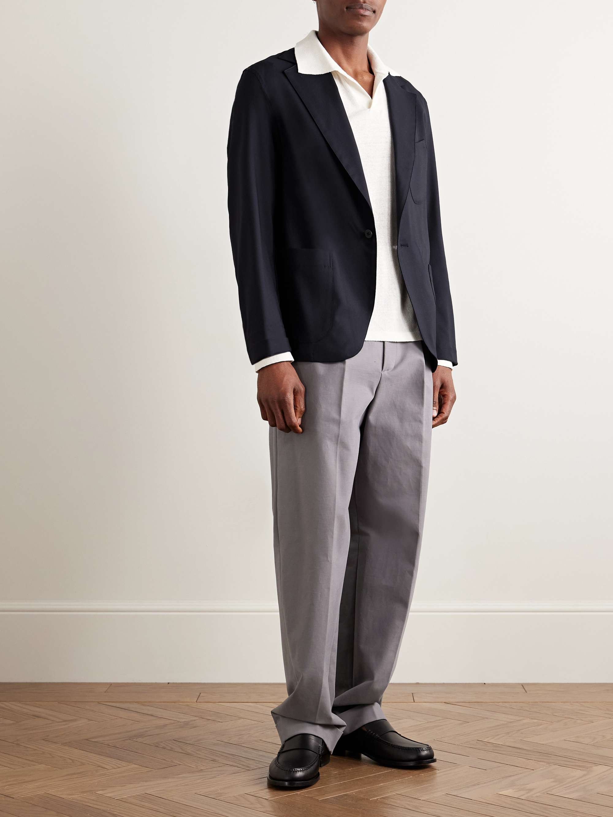 Unstructured Wool Suit Jacket view