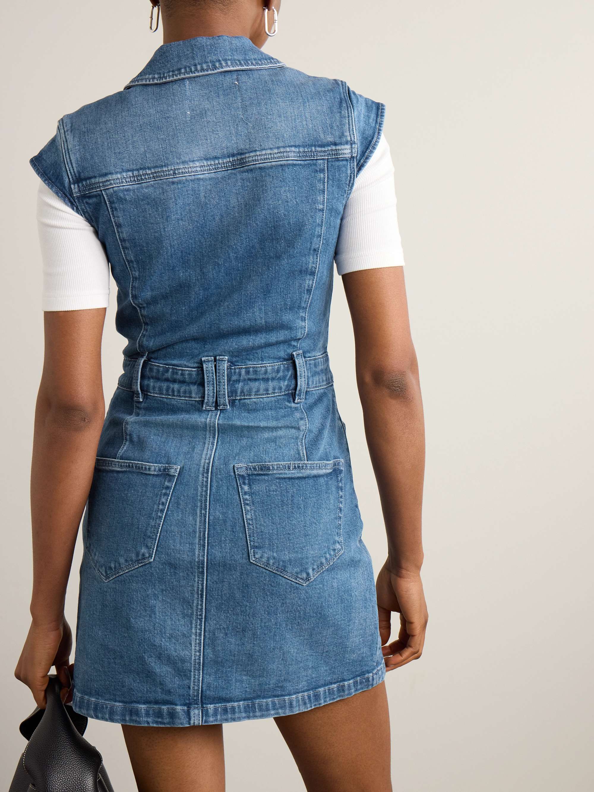 Jaxsyn stretch-denim mini dress view