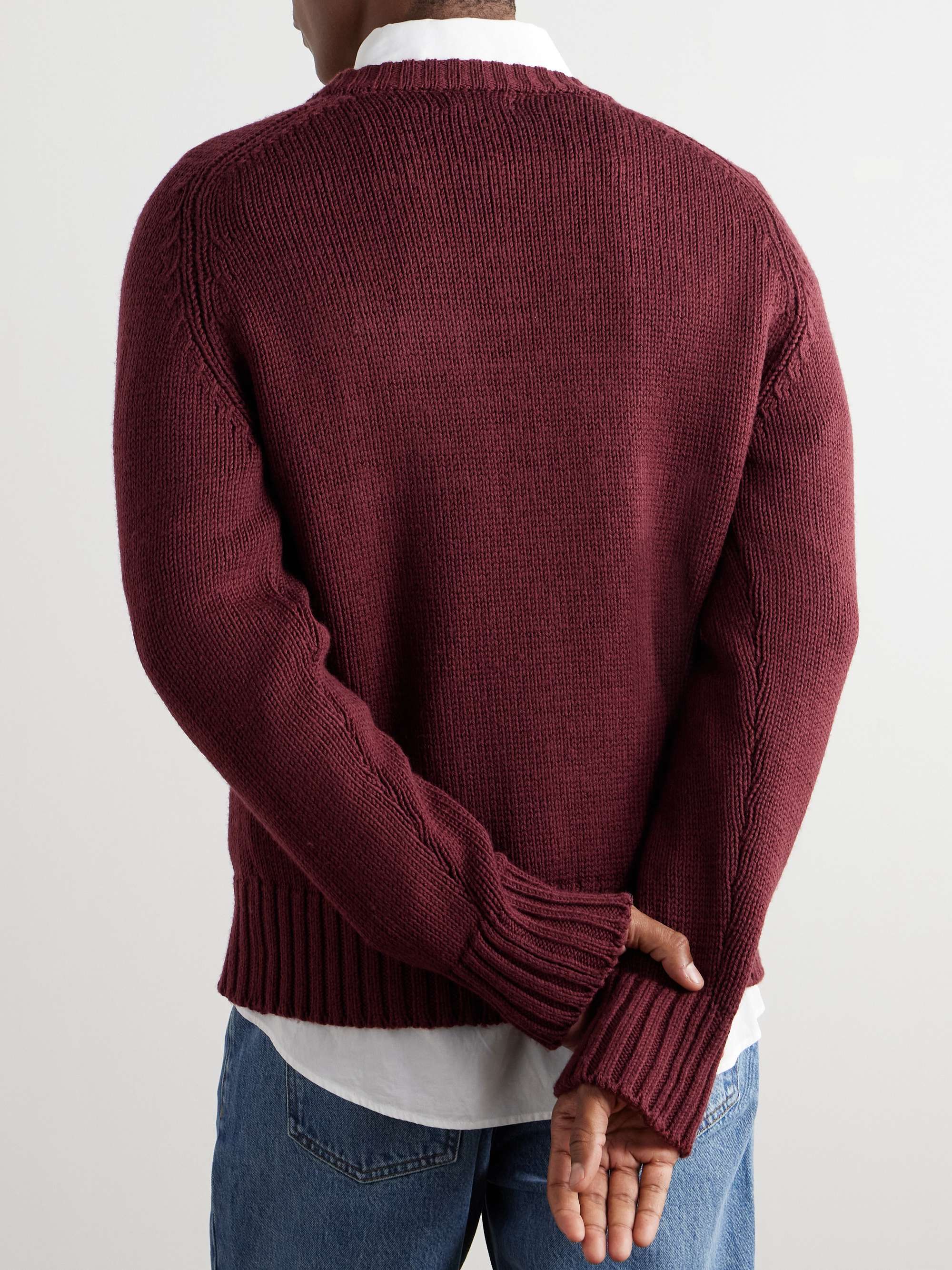Ribbed Merino Wool Sweater view