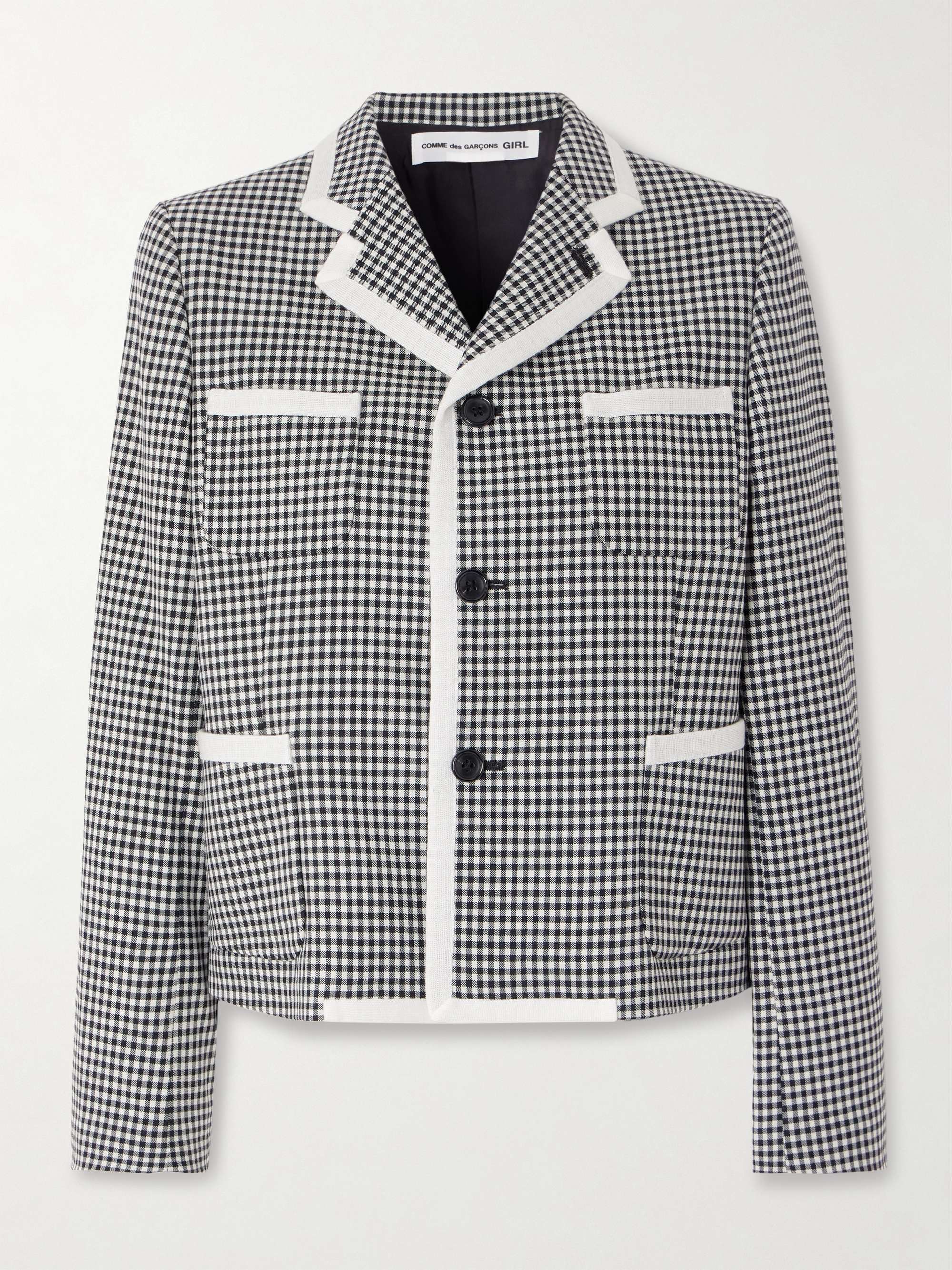 Checked wool jacket hero visual