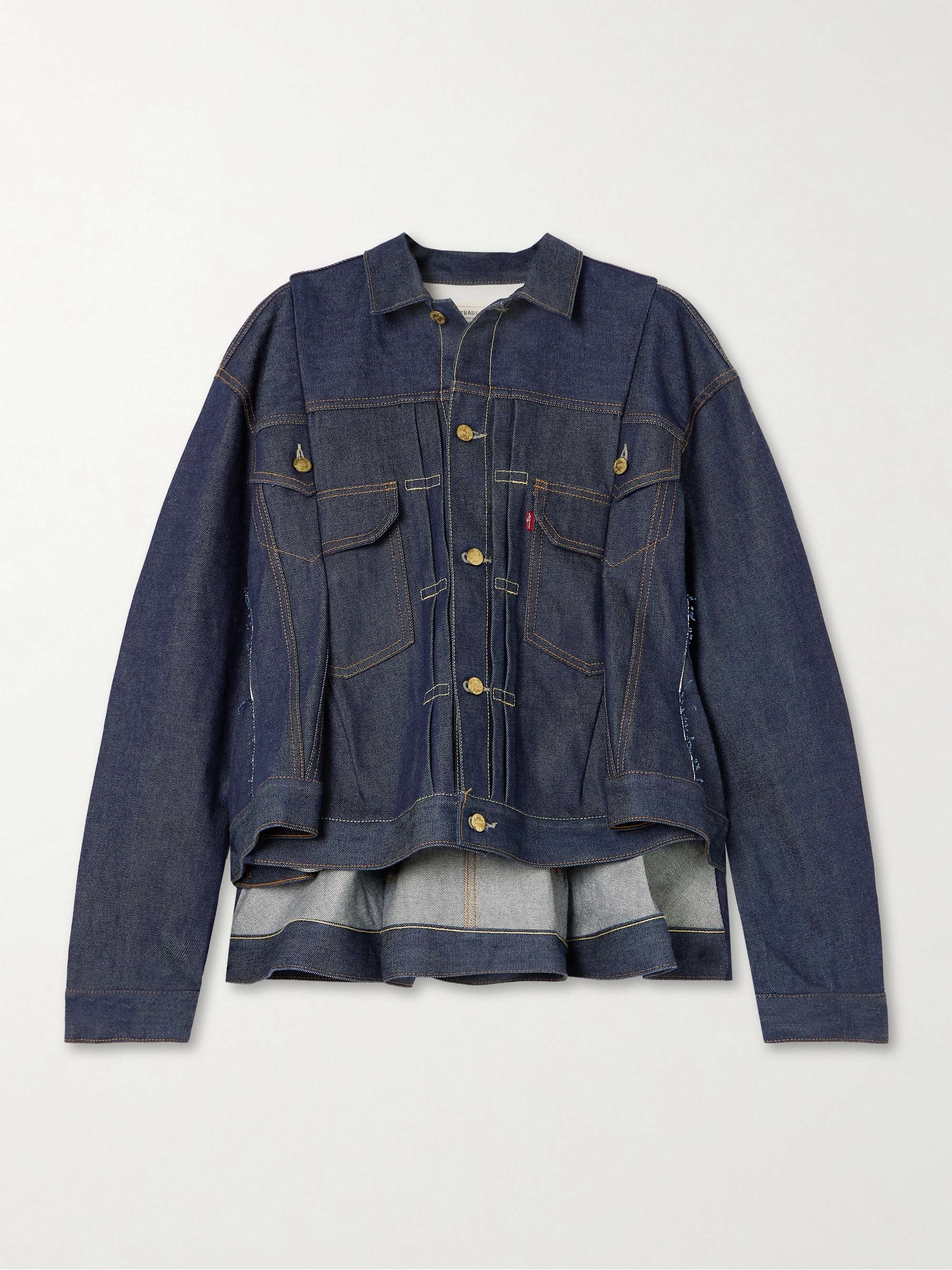 + Levi's pleated denim jacket hero visual