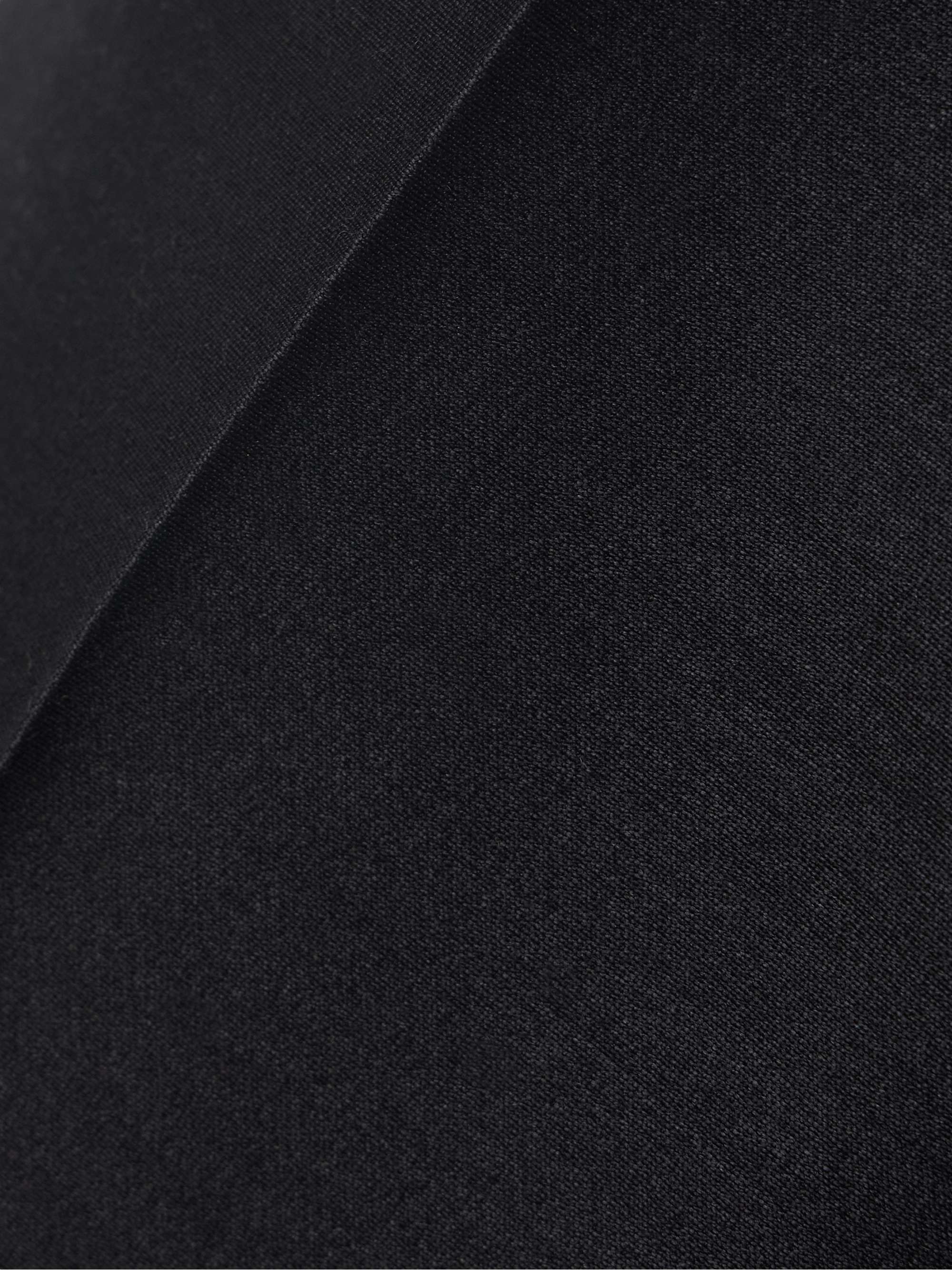 Adelie cropped wool and silk-blend crepe straight-leg pants view