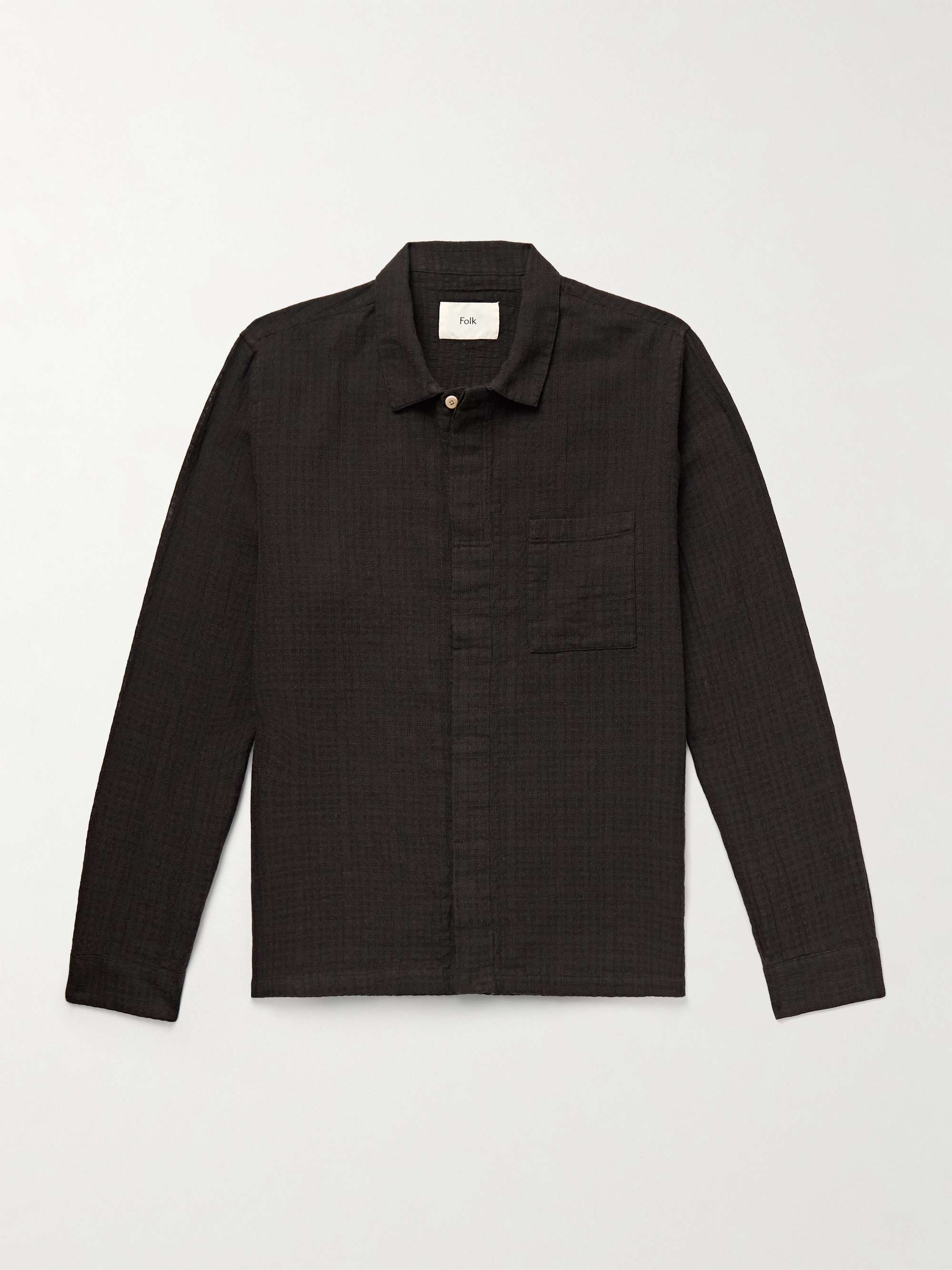 Patch Cotton-Gauze Shirt hero visual