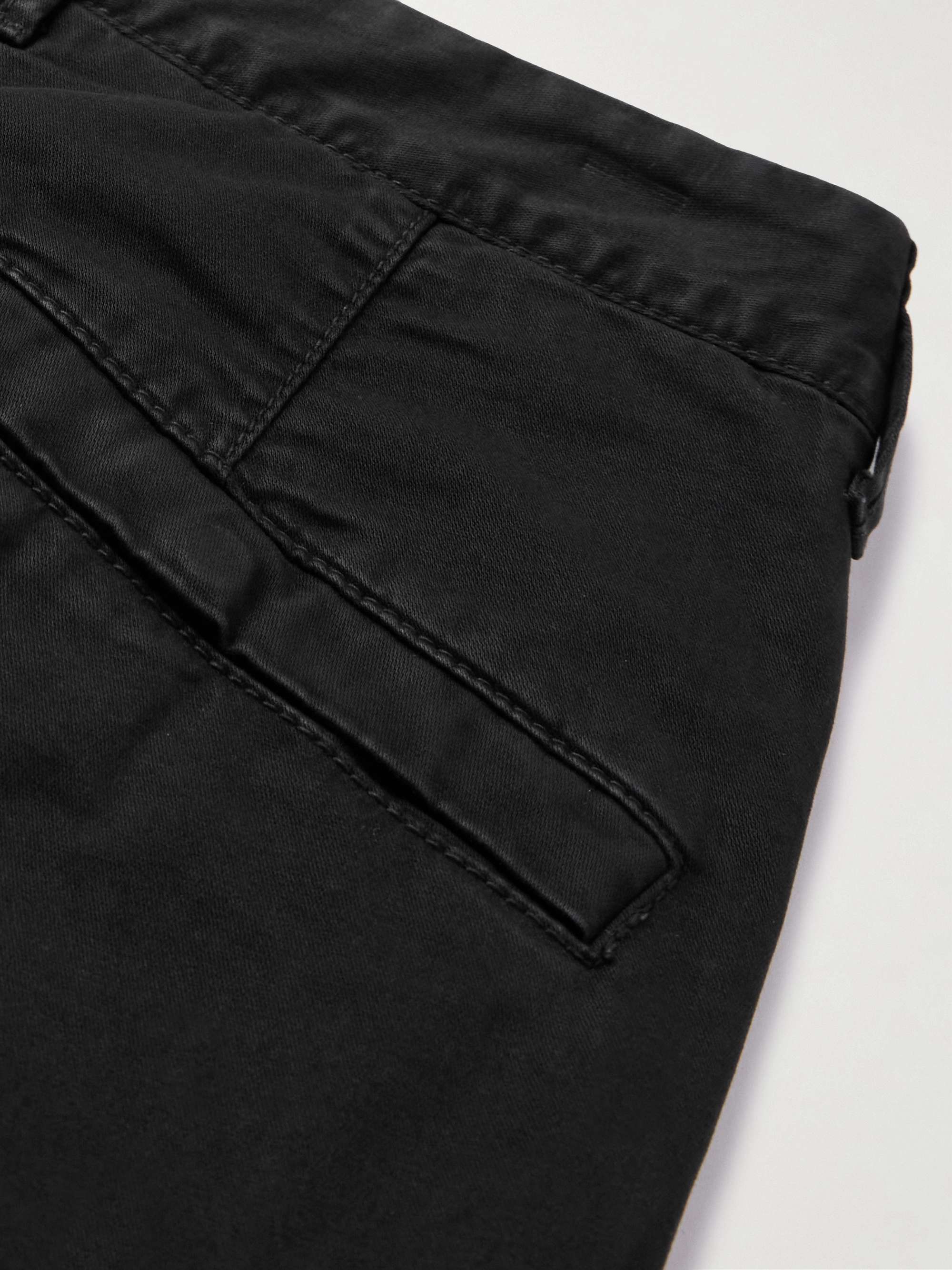 Tapered Stretch-Cotton Cargo Trousers view