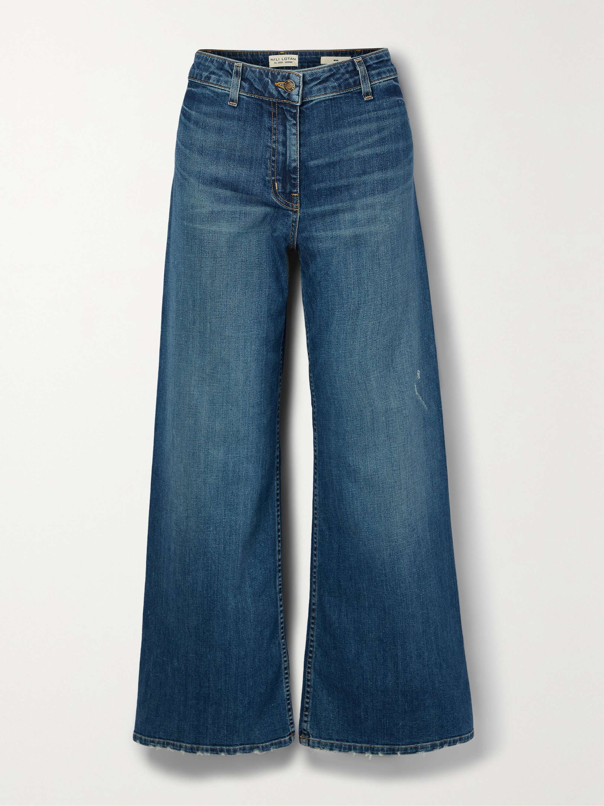 Megan high-rise wide-leg jeans hero visual