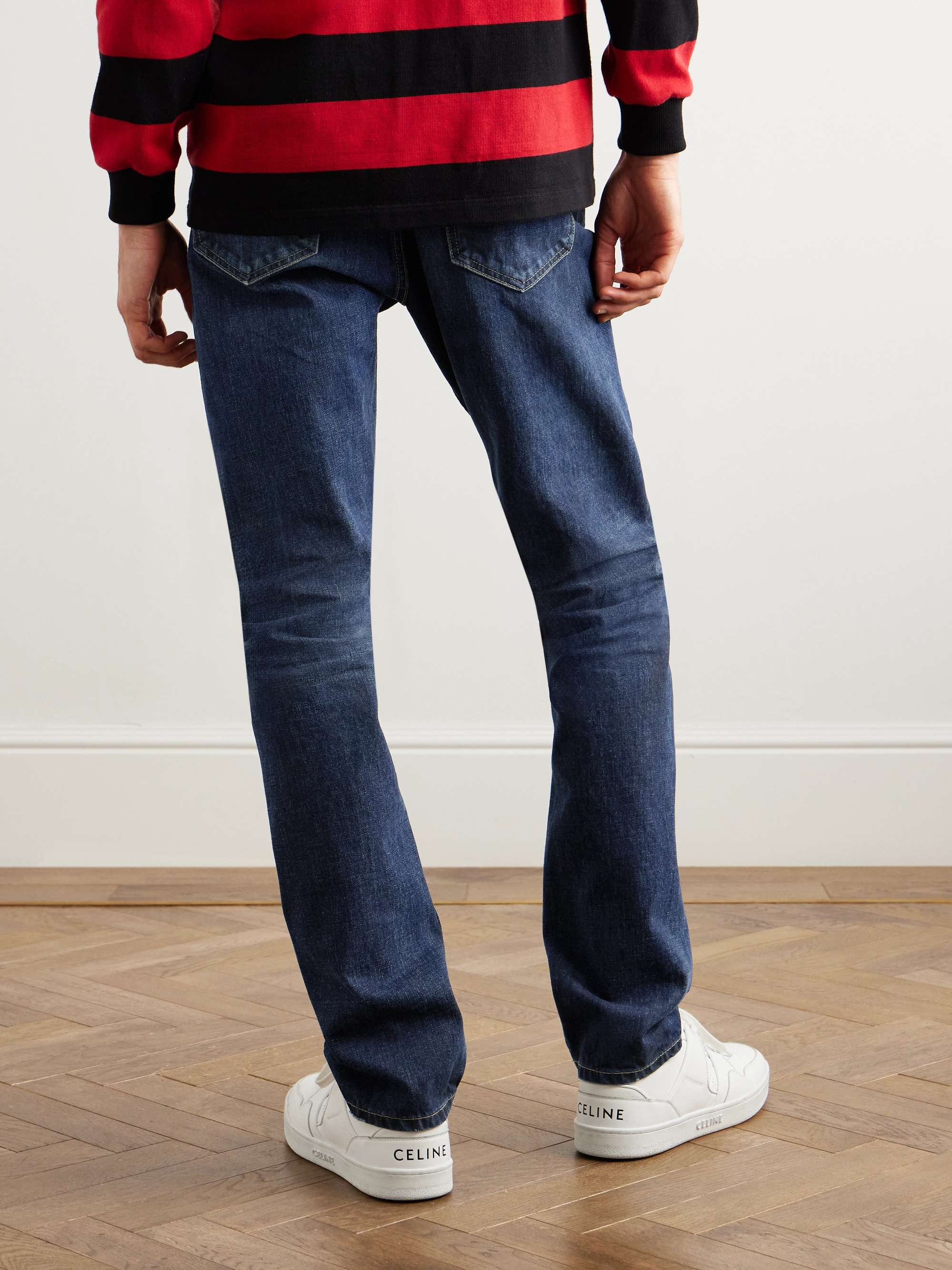 Lou Slim-Fit Distressed Jeans view