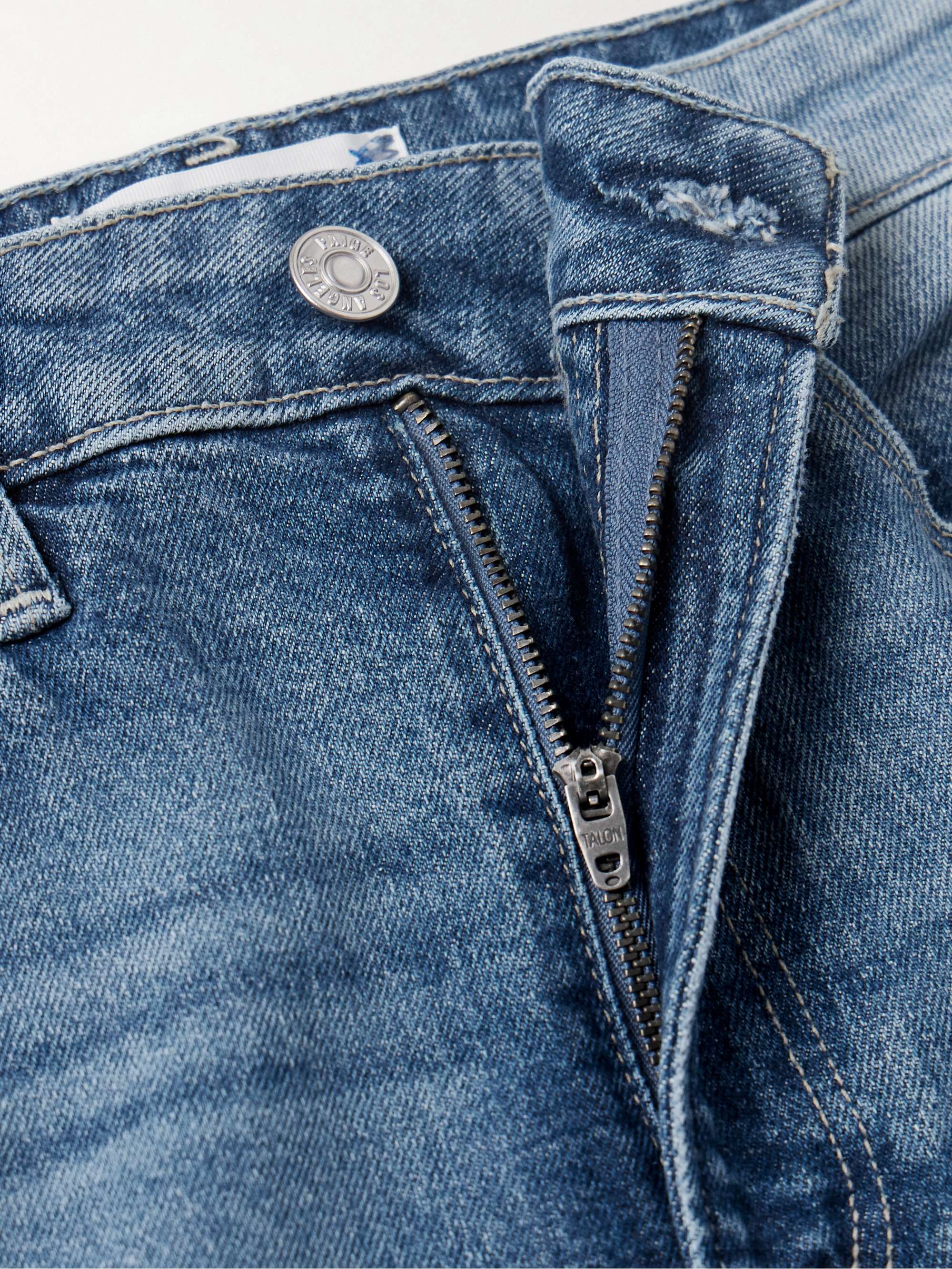 Stella high-rise straight-leg jeans view