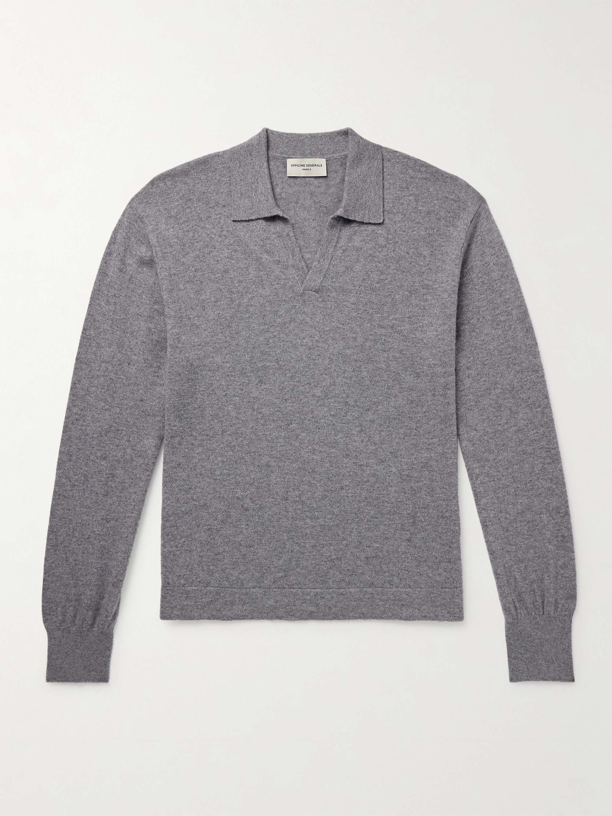 Simone Cashmere Polo Shirt hero visual