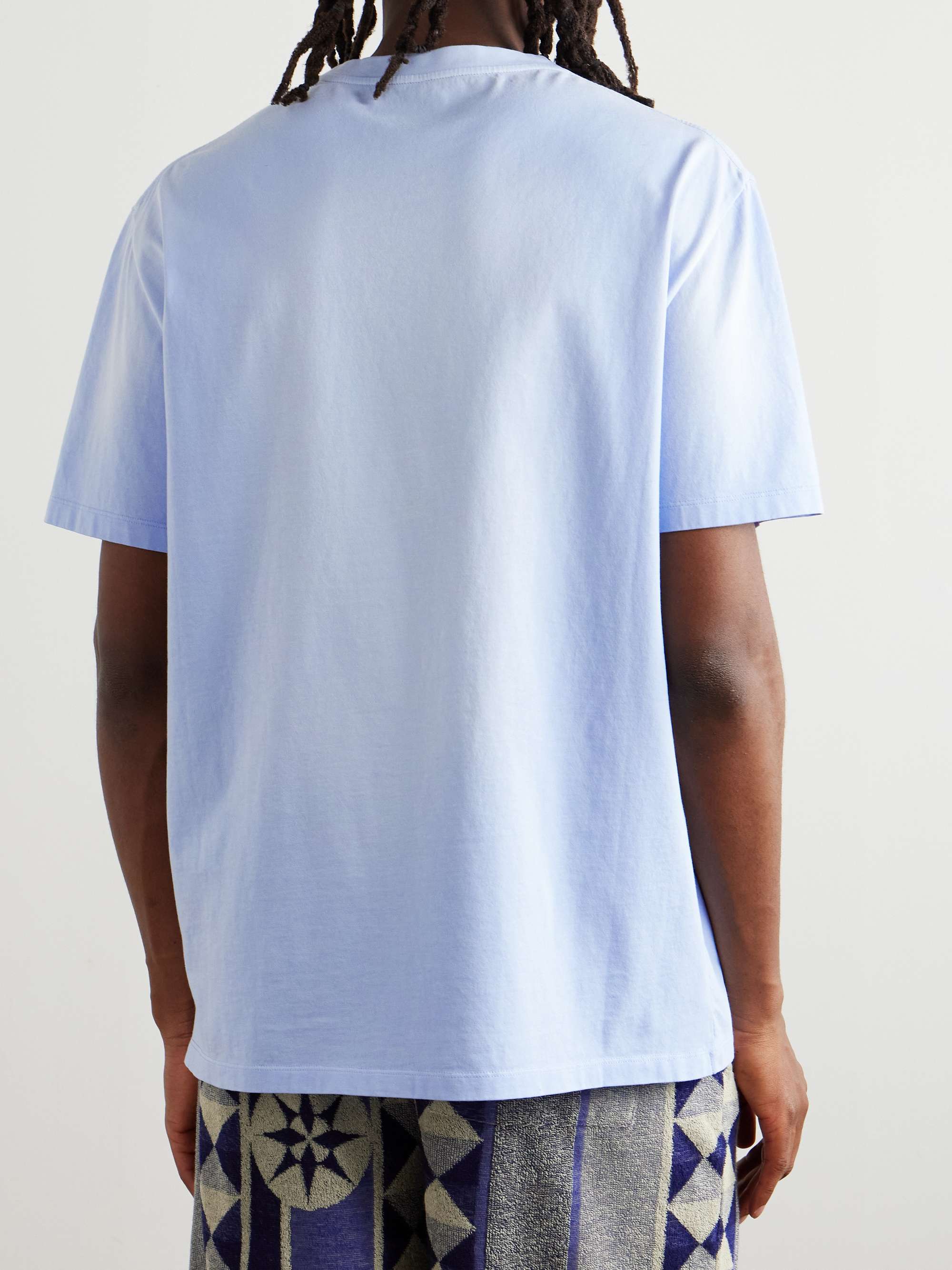 + Paula's Ibiza Logo-Appliquéd Cotton-Jersey T-Shirt view