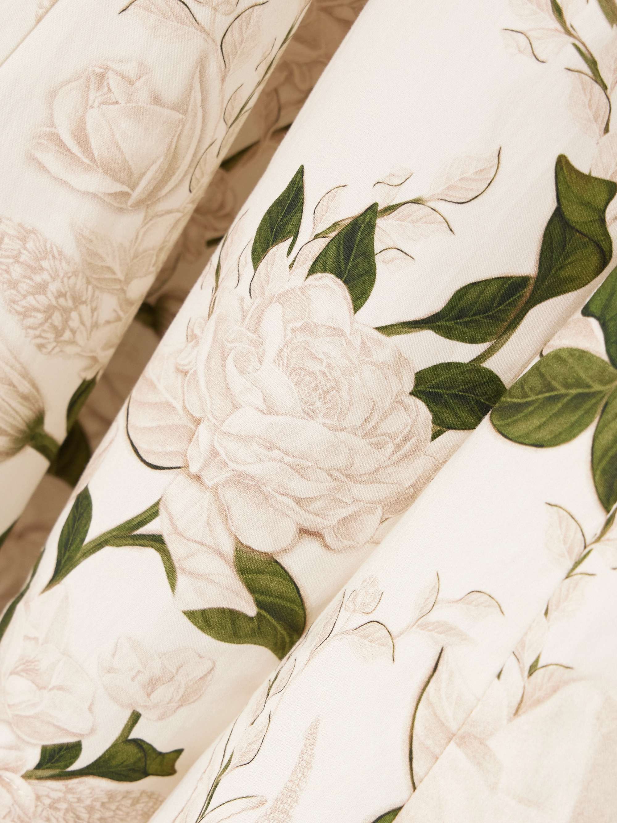 Gardenia floral-print cotton mini dress view