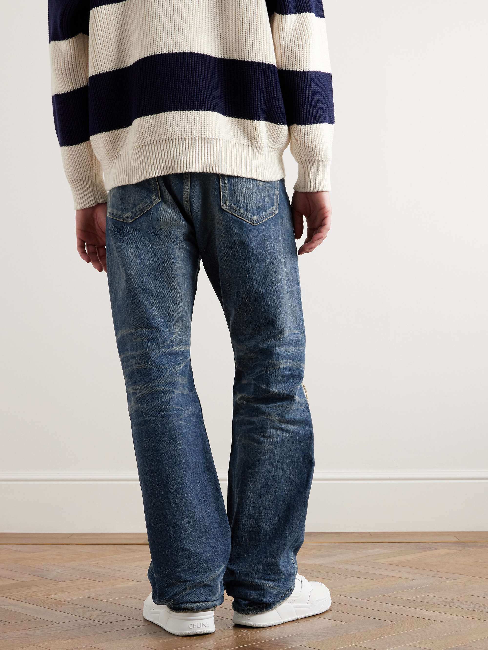 Kurt Straight-Leg Distressed Jeans view