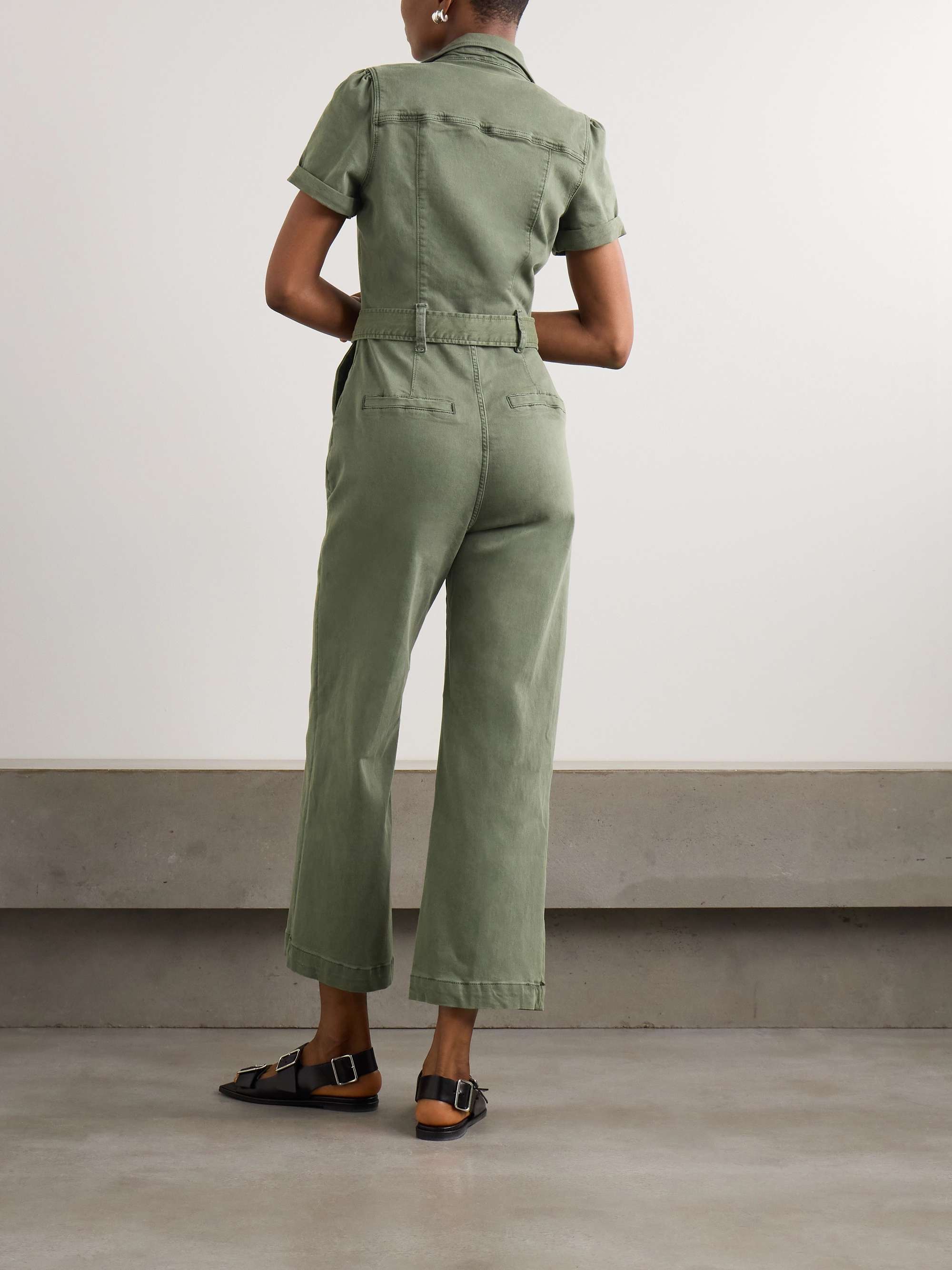 Anessa belted denim jumpsuit view