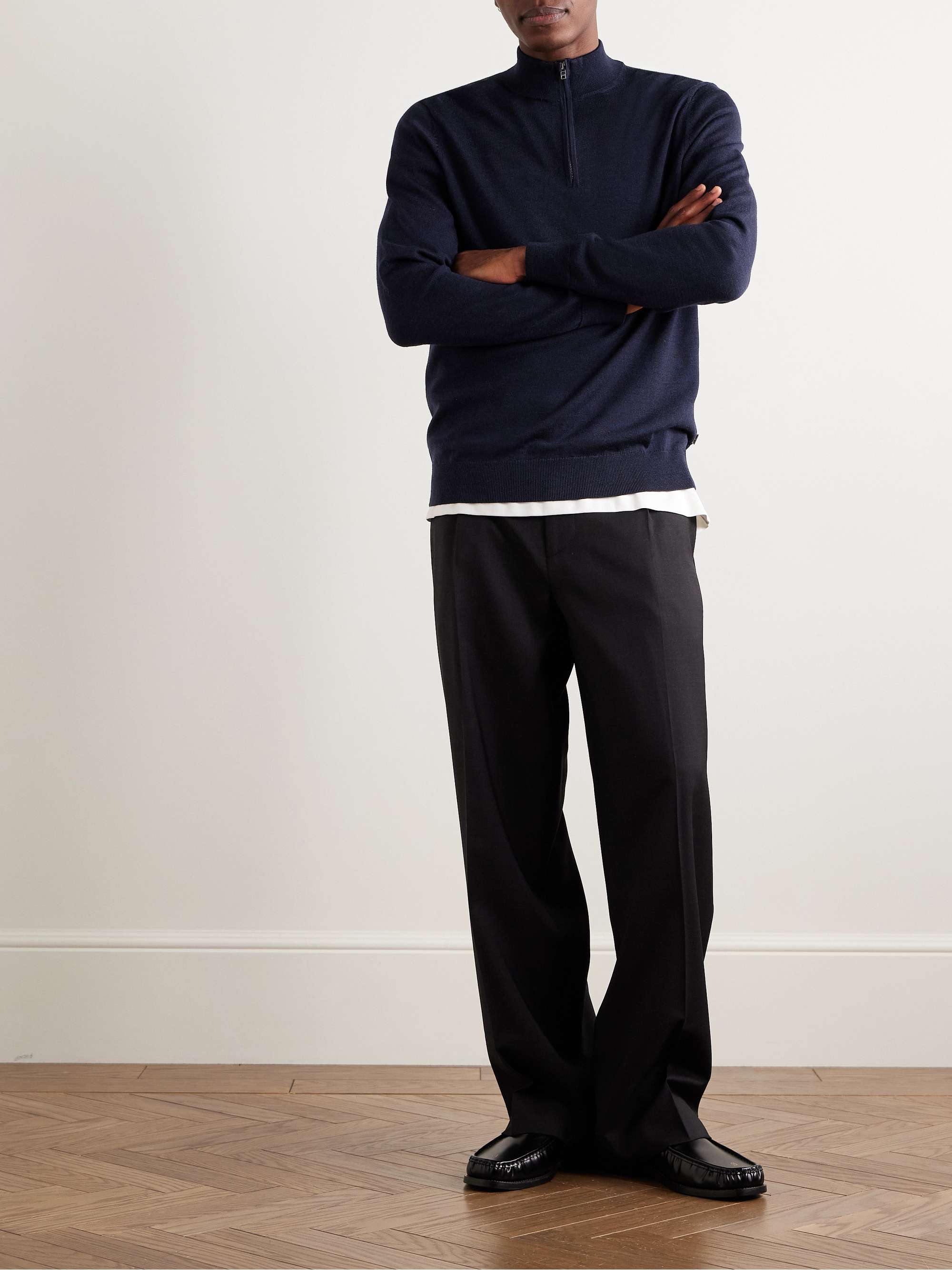 Sergio 6605 Wool Half-Zip Sweater view