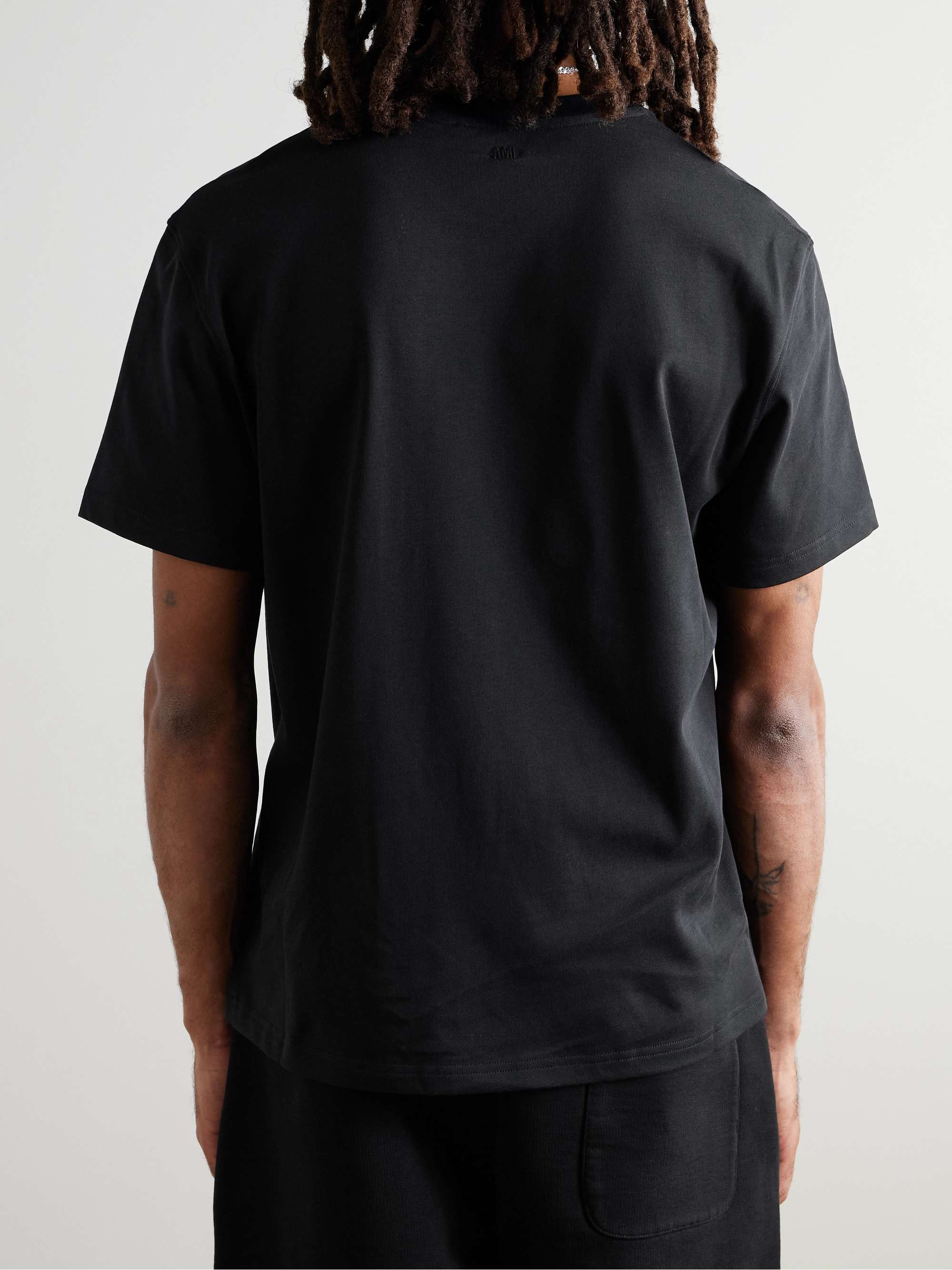 Logo-Embossed Organic Cotton-Jersey T-Shirt view