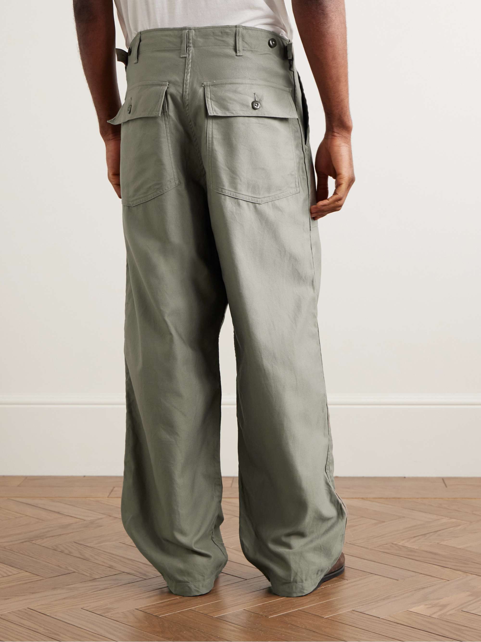 Baker Straight-Leg Cotton Trousers view