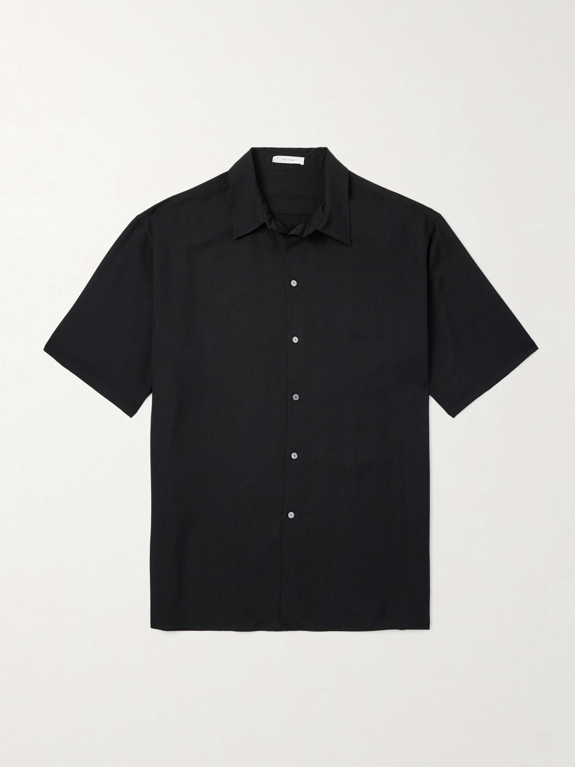 Rodolfo Oversized Cotton and Silk-Blend Shirt hero visual