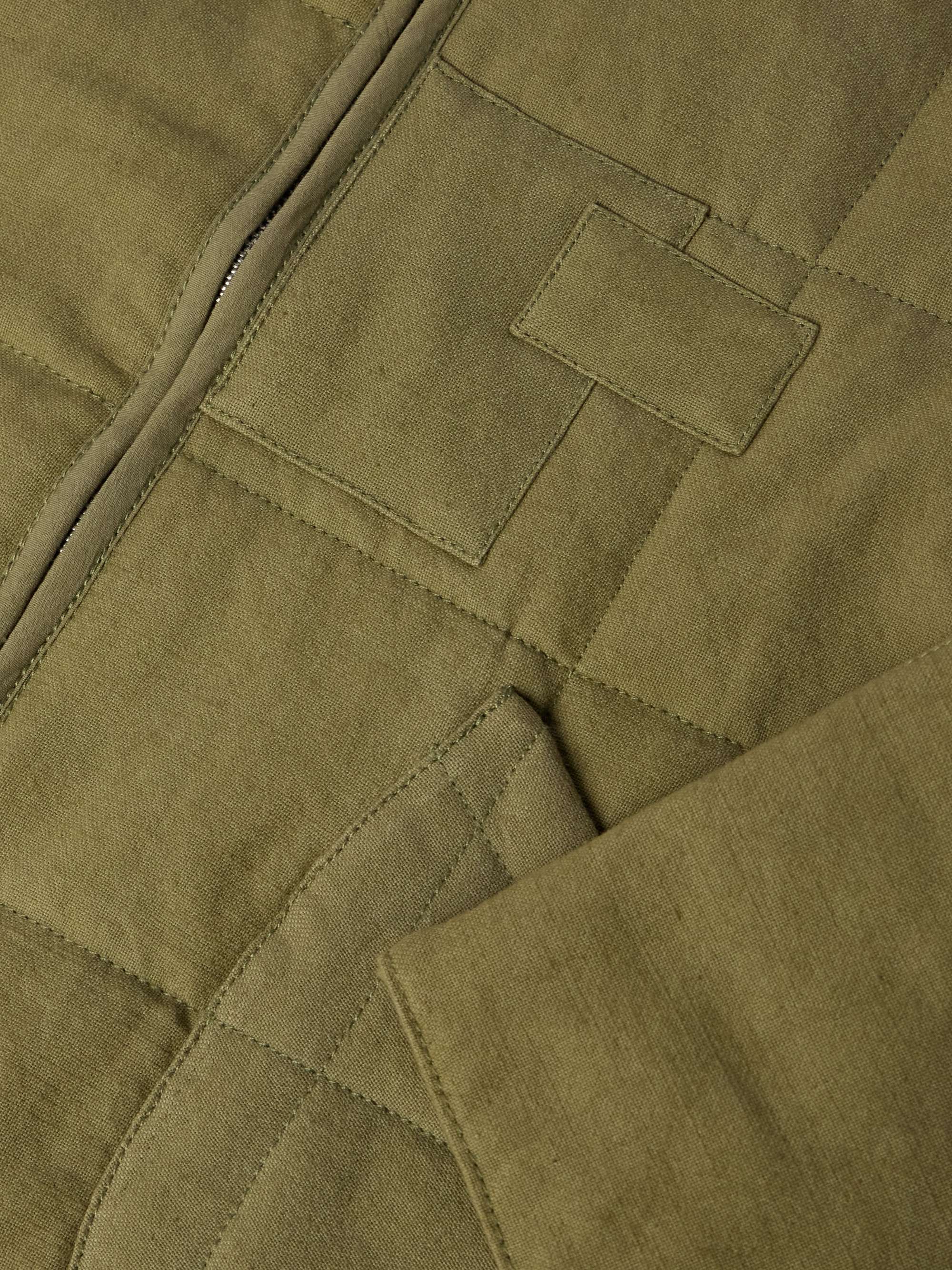 Tellus Quilted Organic Cotton Jacket view