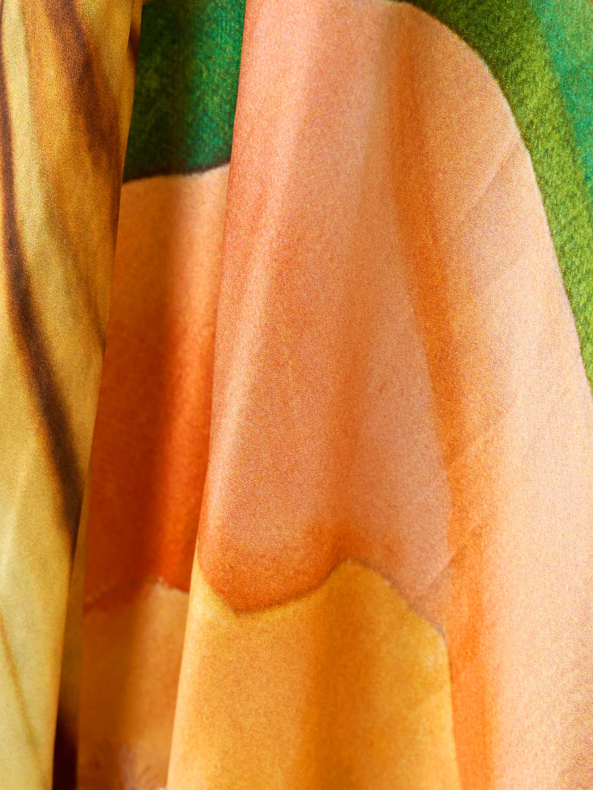 Salpicon lace-trimmed printed silk-blend satin mini dress view