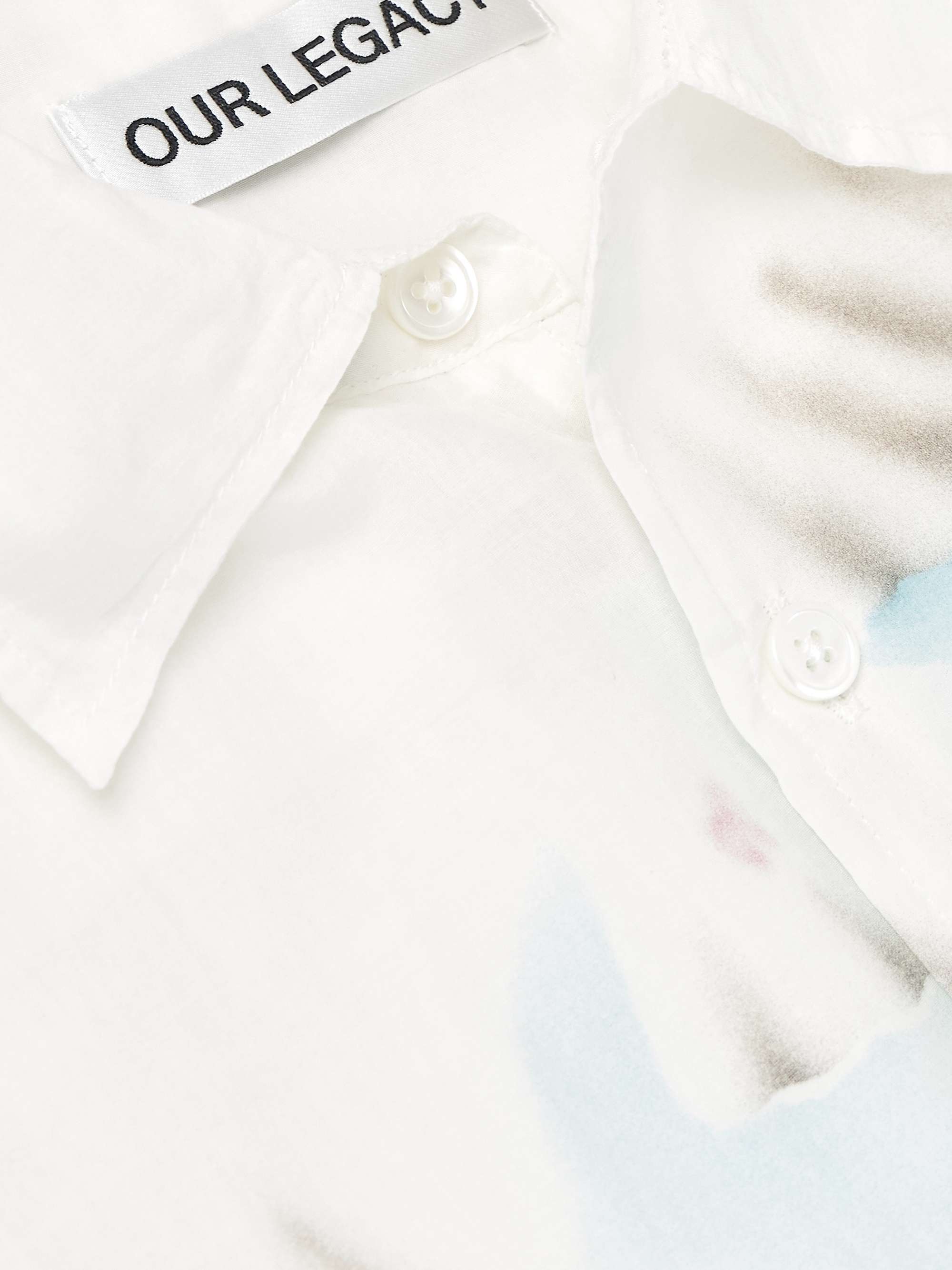 Adorn Printed Cotton and Silk-Blend Shirt view