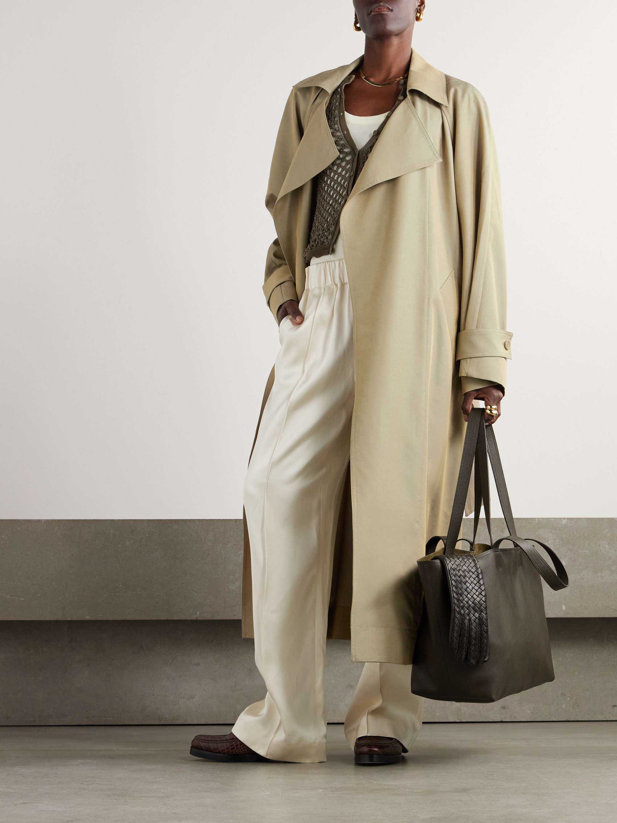 Astoria cutout TENCEL™ Lyocell-blend trench coat view