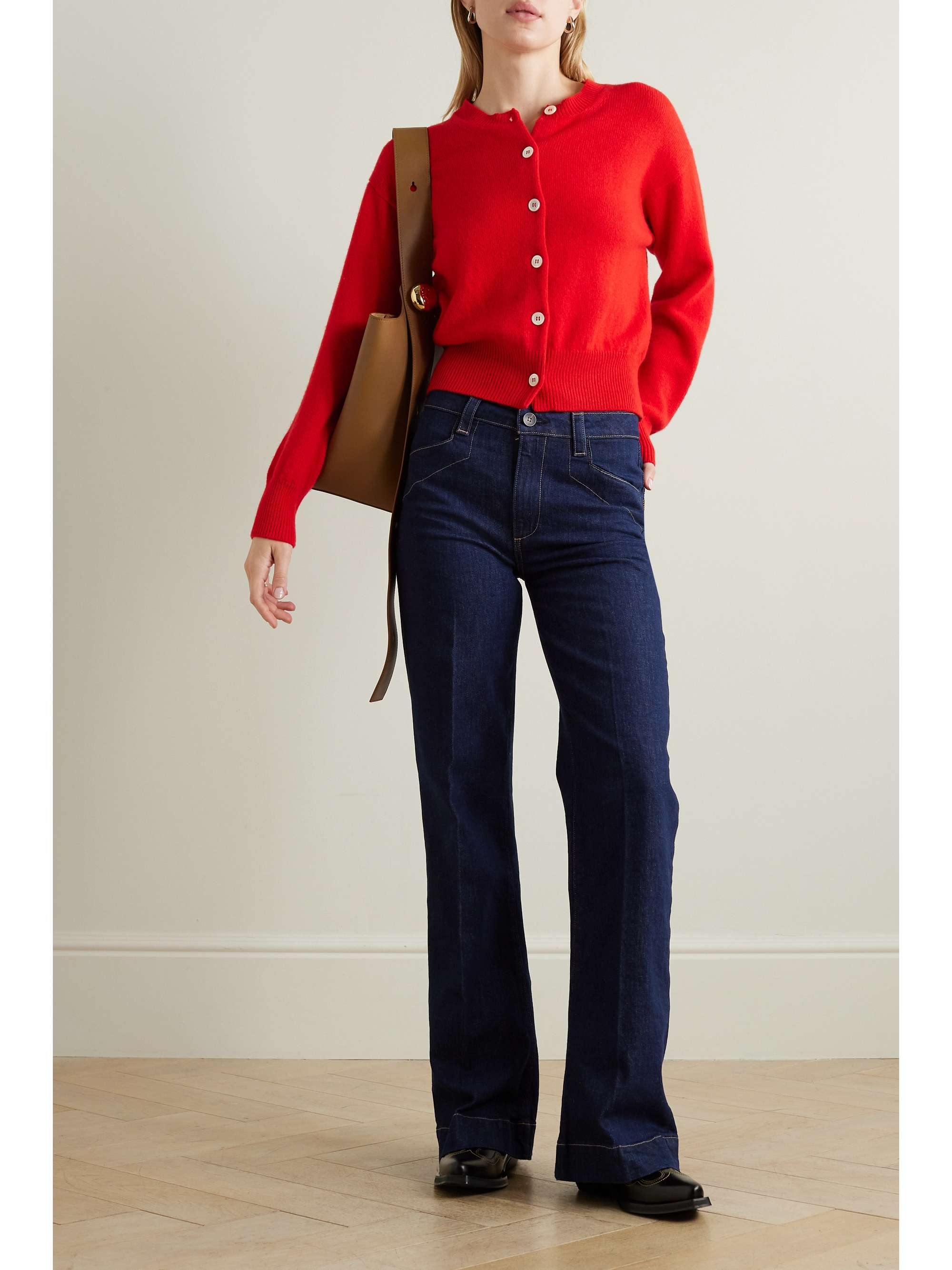 Leenah high-rise wide-leg jeans view