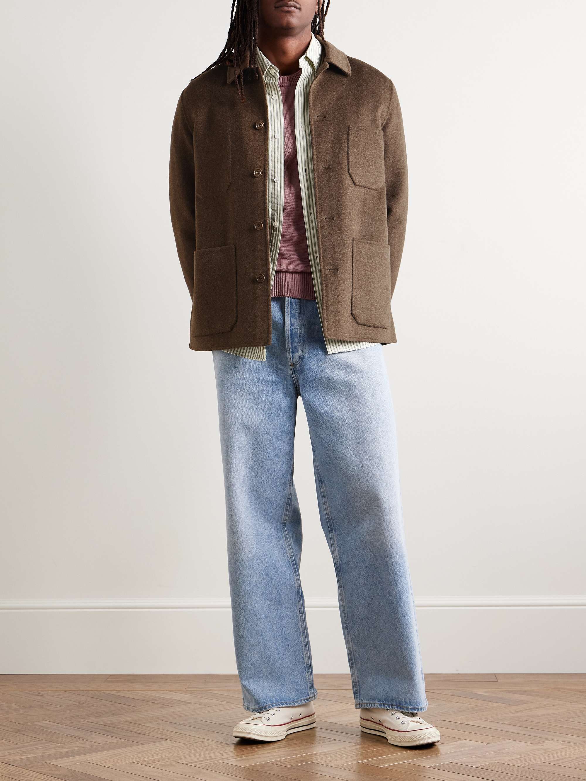 Jay Double-Faced Wool-Blend Jacket view