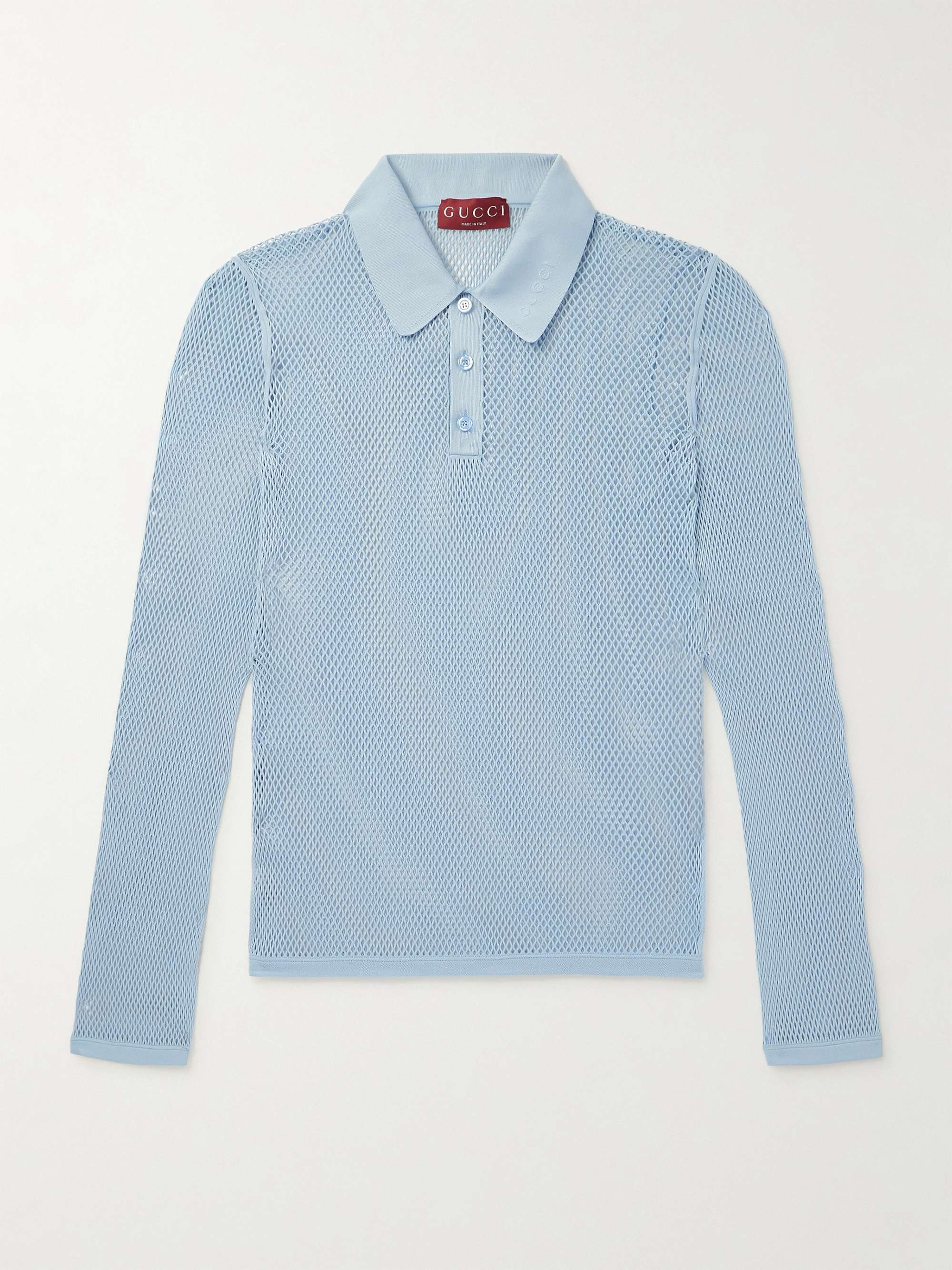 Stretch-Mesh Polo Shirt hero visual