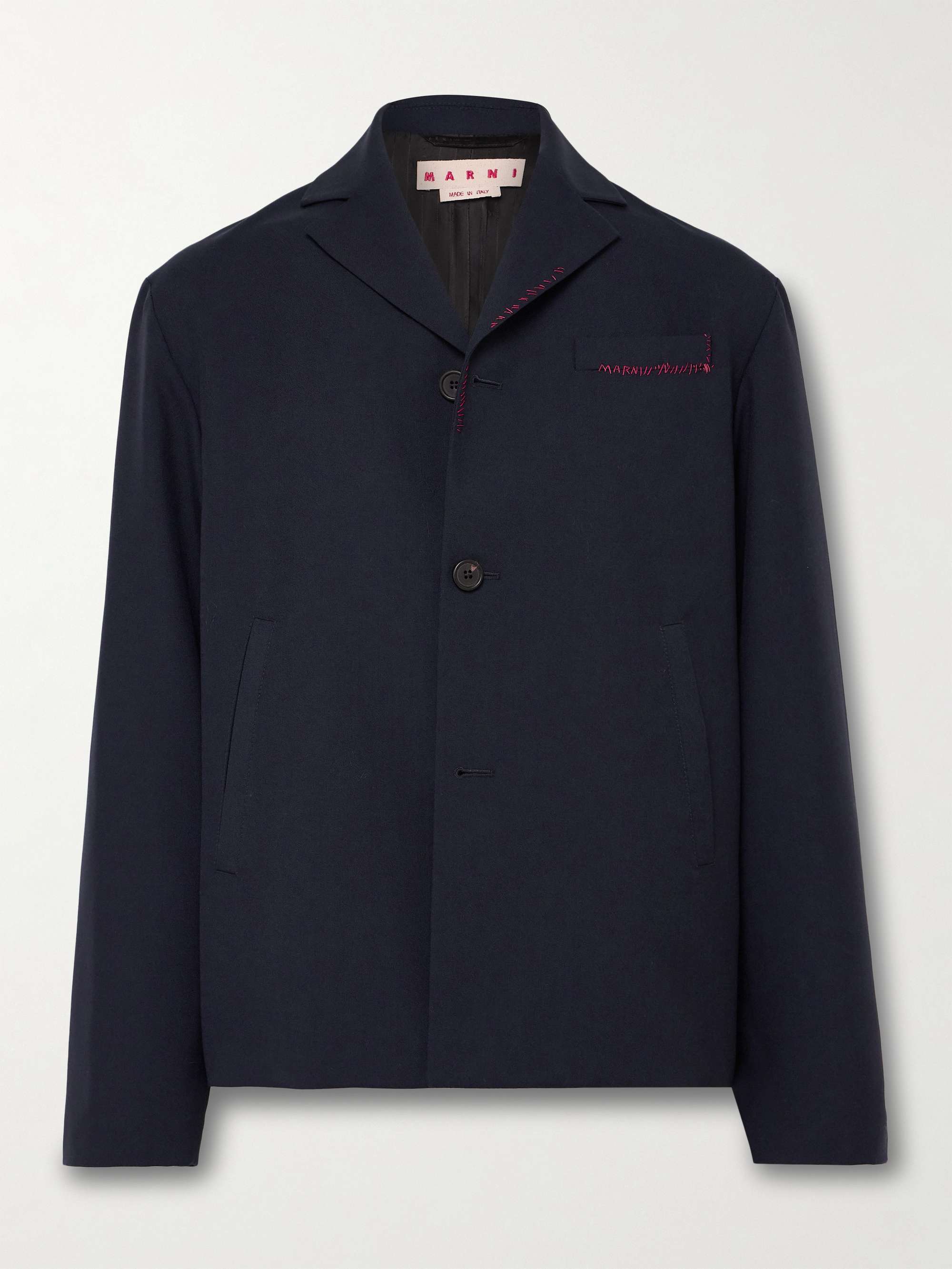 Unstructured Wool Blazer hero visual