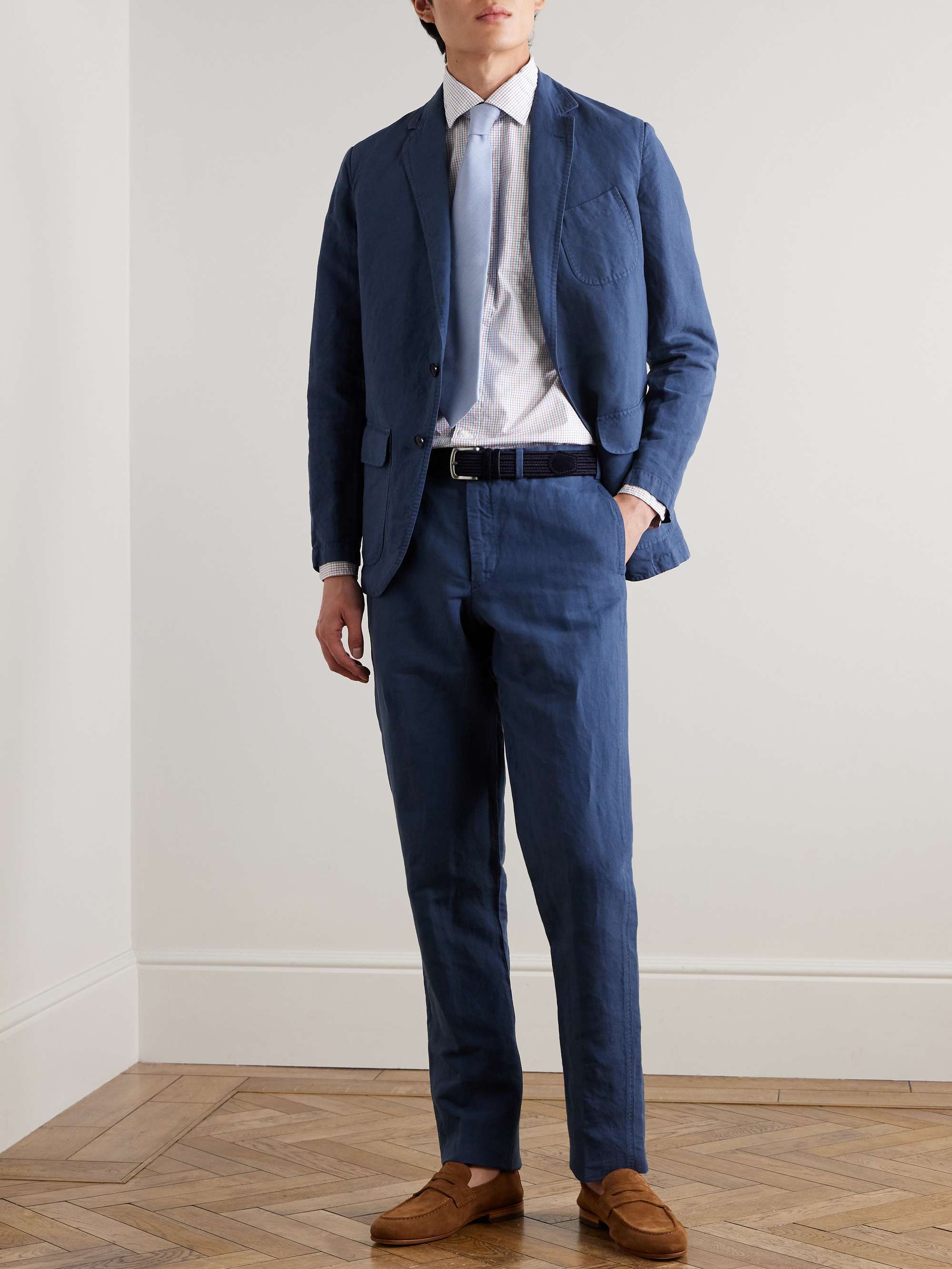 Checked Cotton-Poplin Shirt view