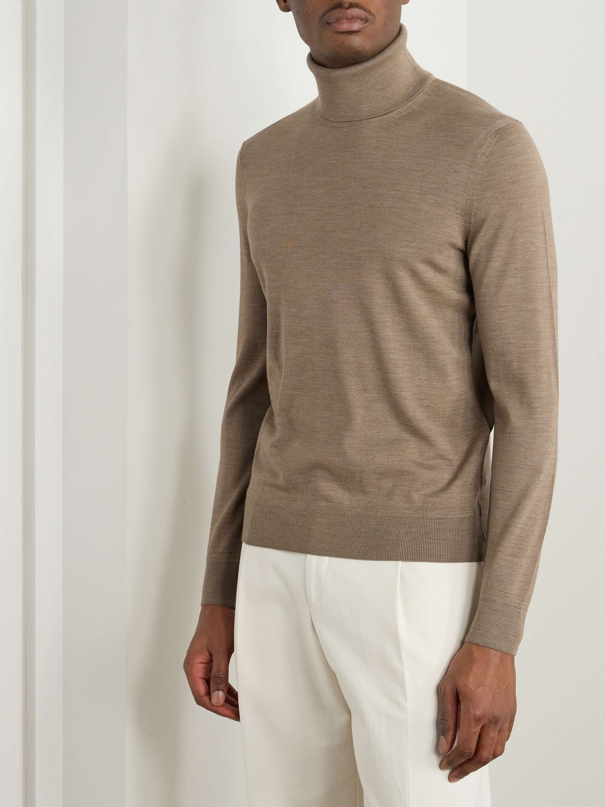 Merino Wool Rollneck Sweater view