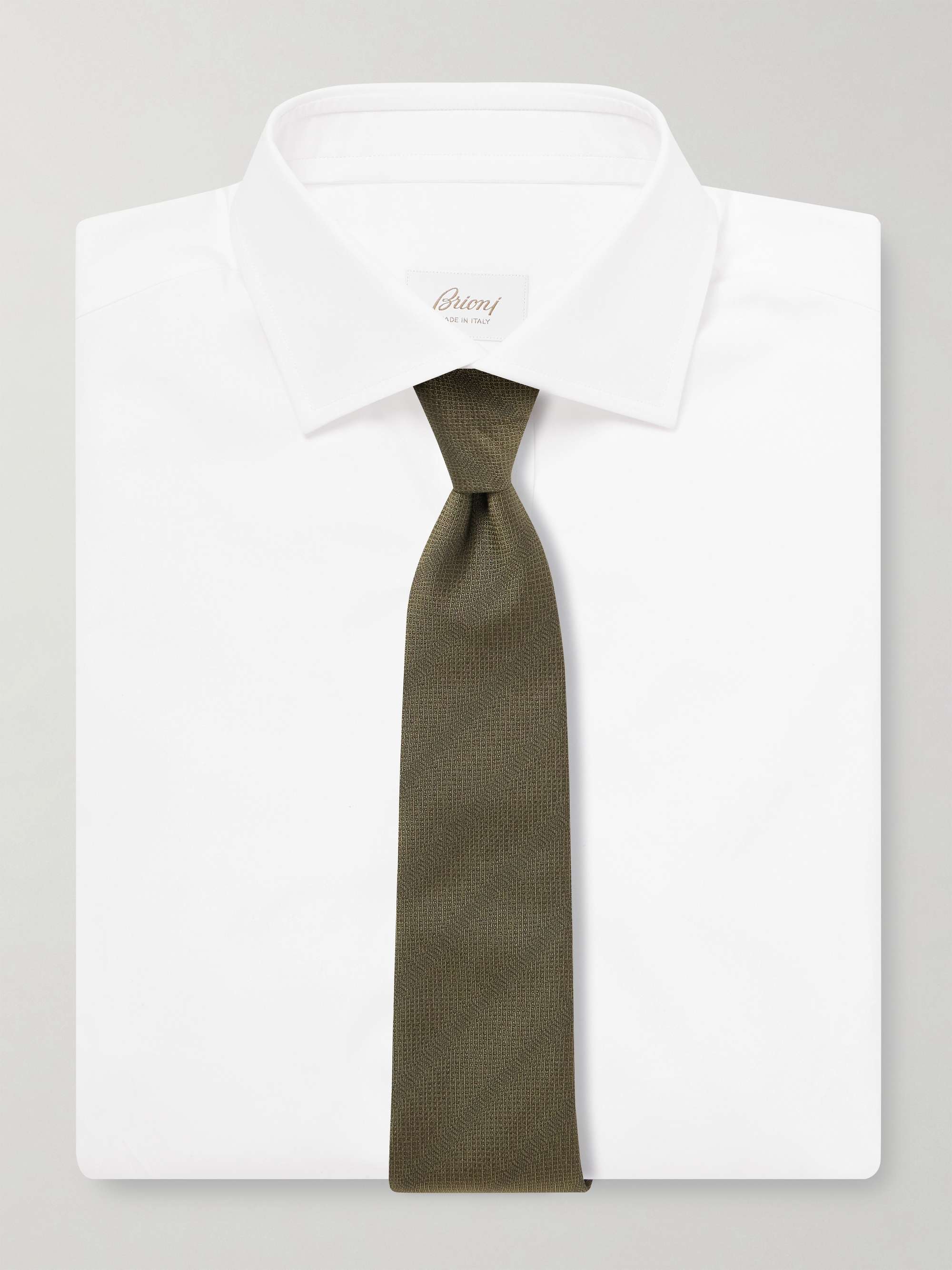 Trevi Cutaway-Collar Cotton Shirt view