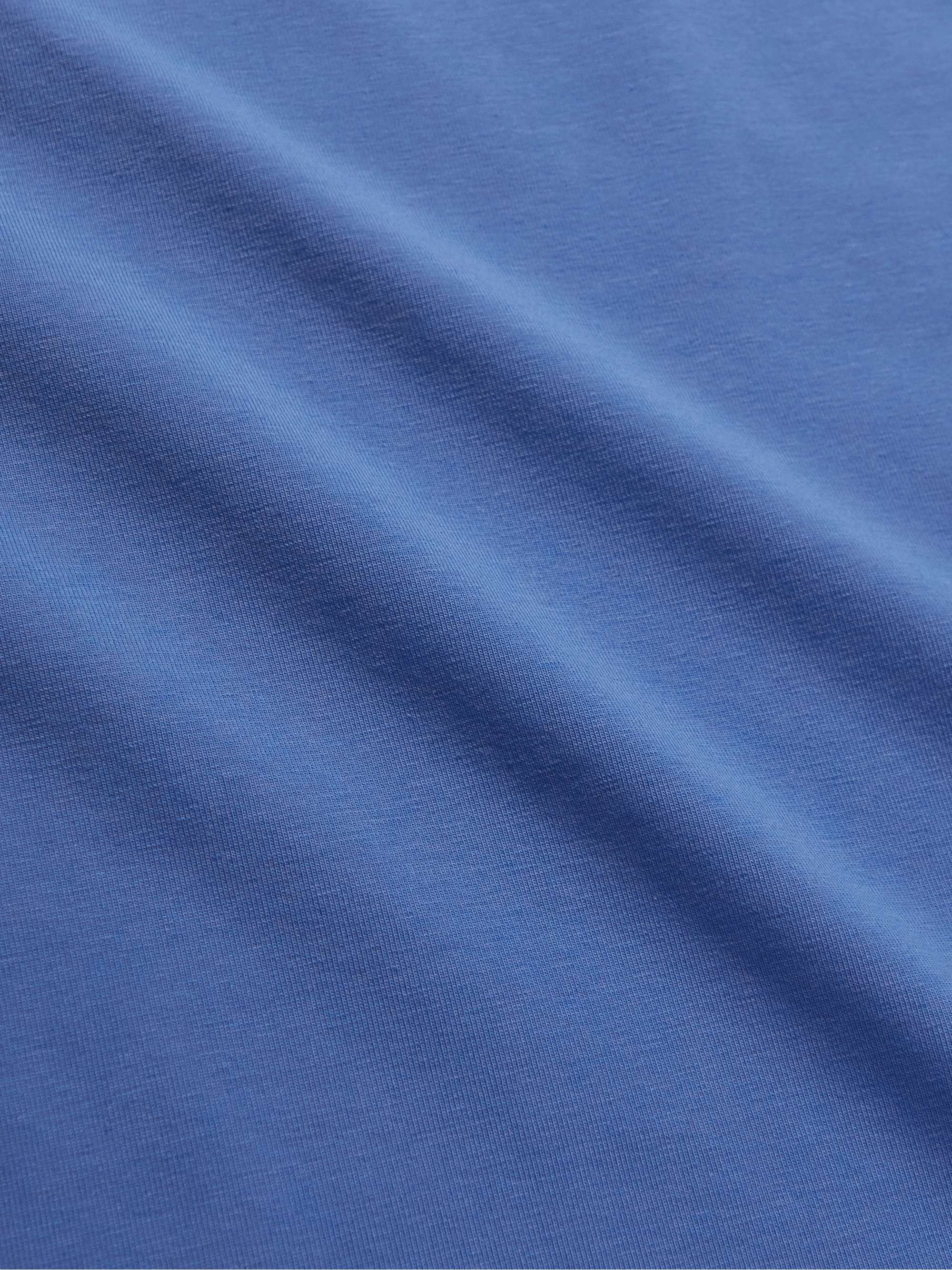 Slim-Fit Logo-Appliquéd Stretch-Cotton Jersey T-Shirt view