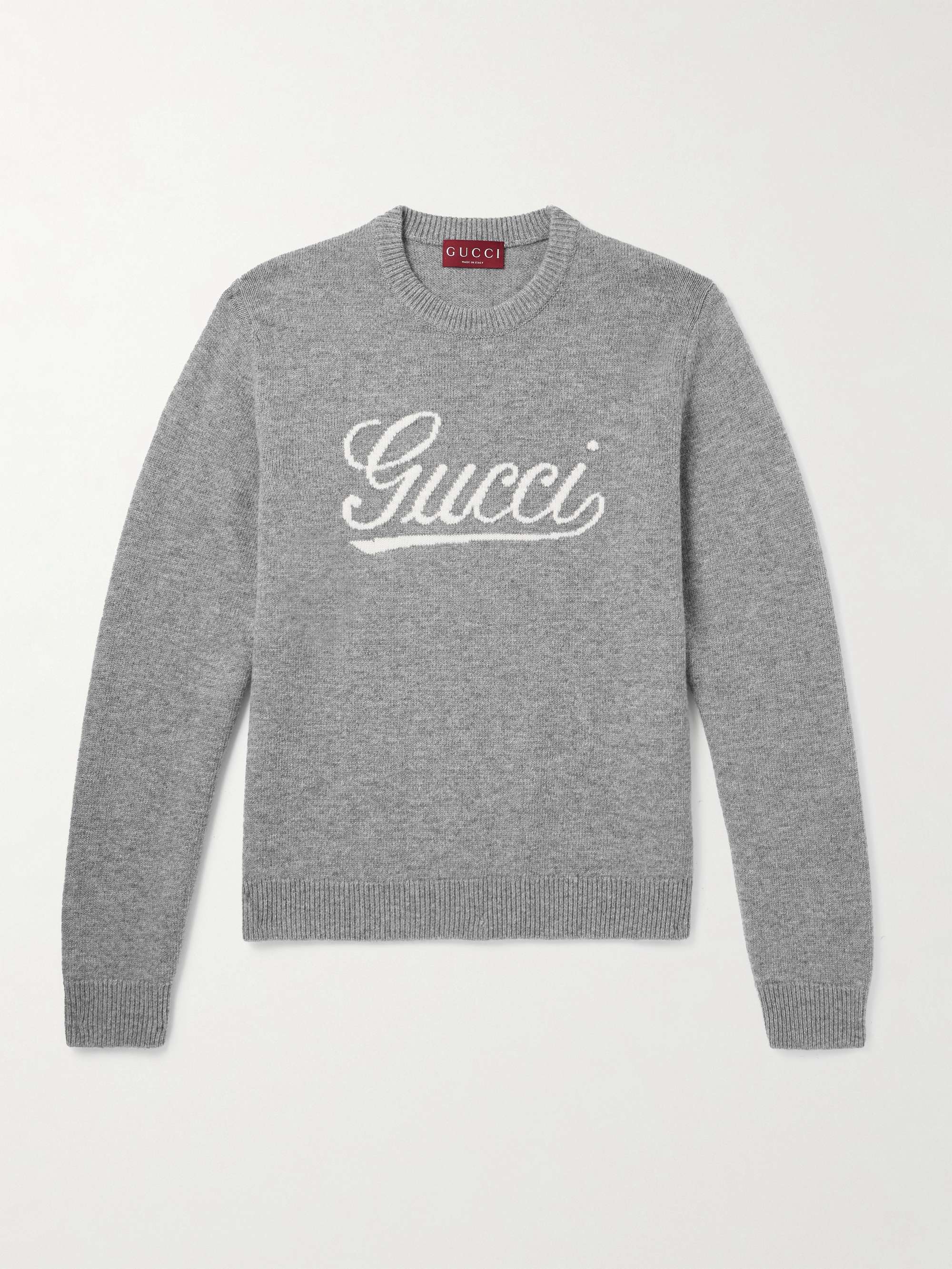 Logo-Intarsia Wool Sweater hero visual