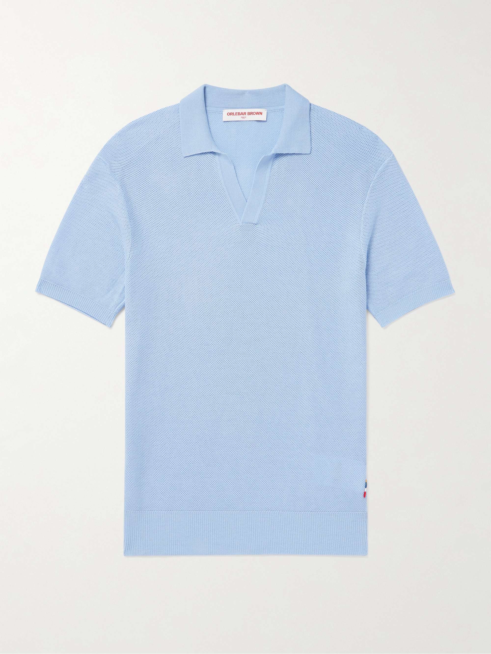 Horton Organic Cotton-Piqué Polo Shirt hero visual
