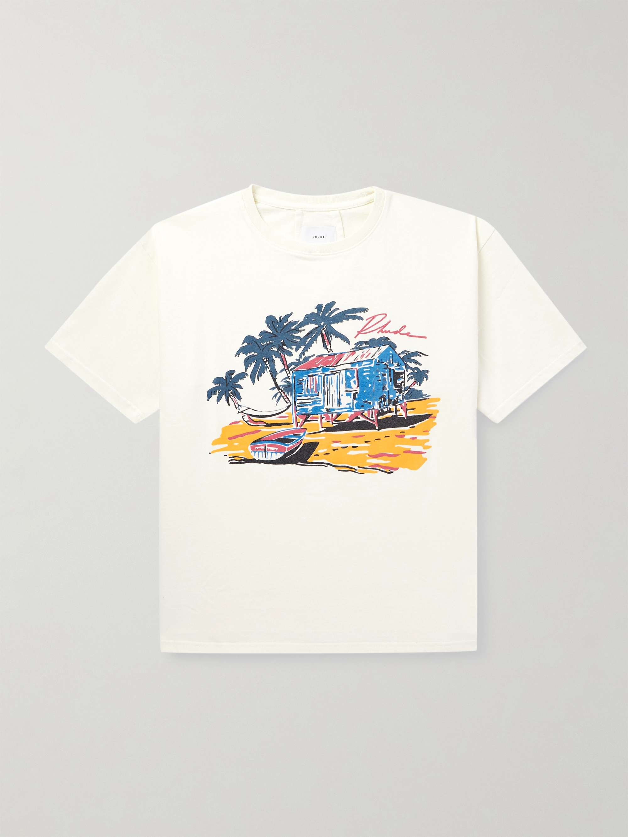 Oversized Printed Cotton-Jersey T-Shirt hero visual
