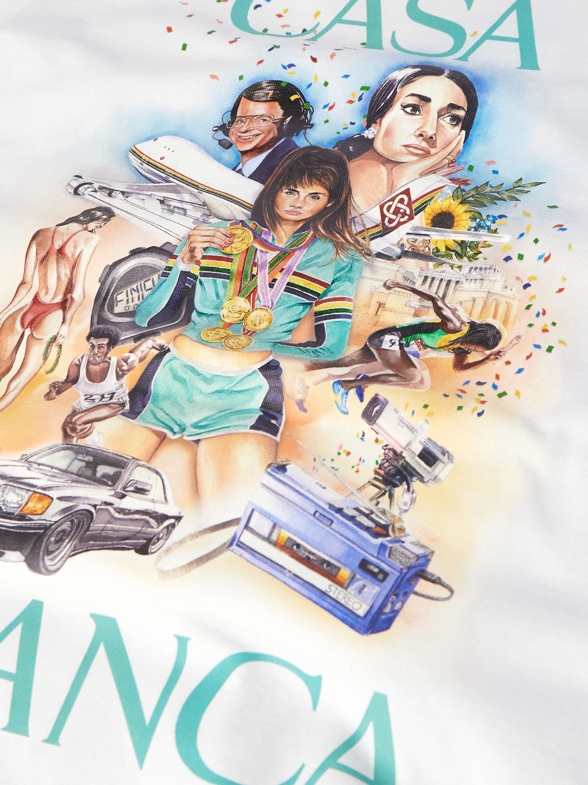 Celebration Du Sport Printed Organic Cotton-Jersey T-Shirt view