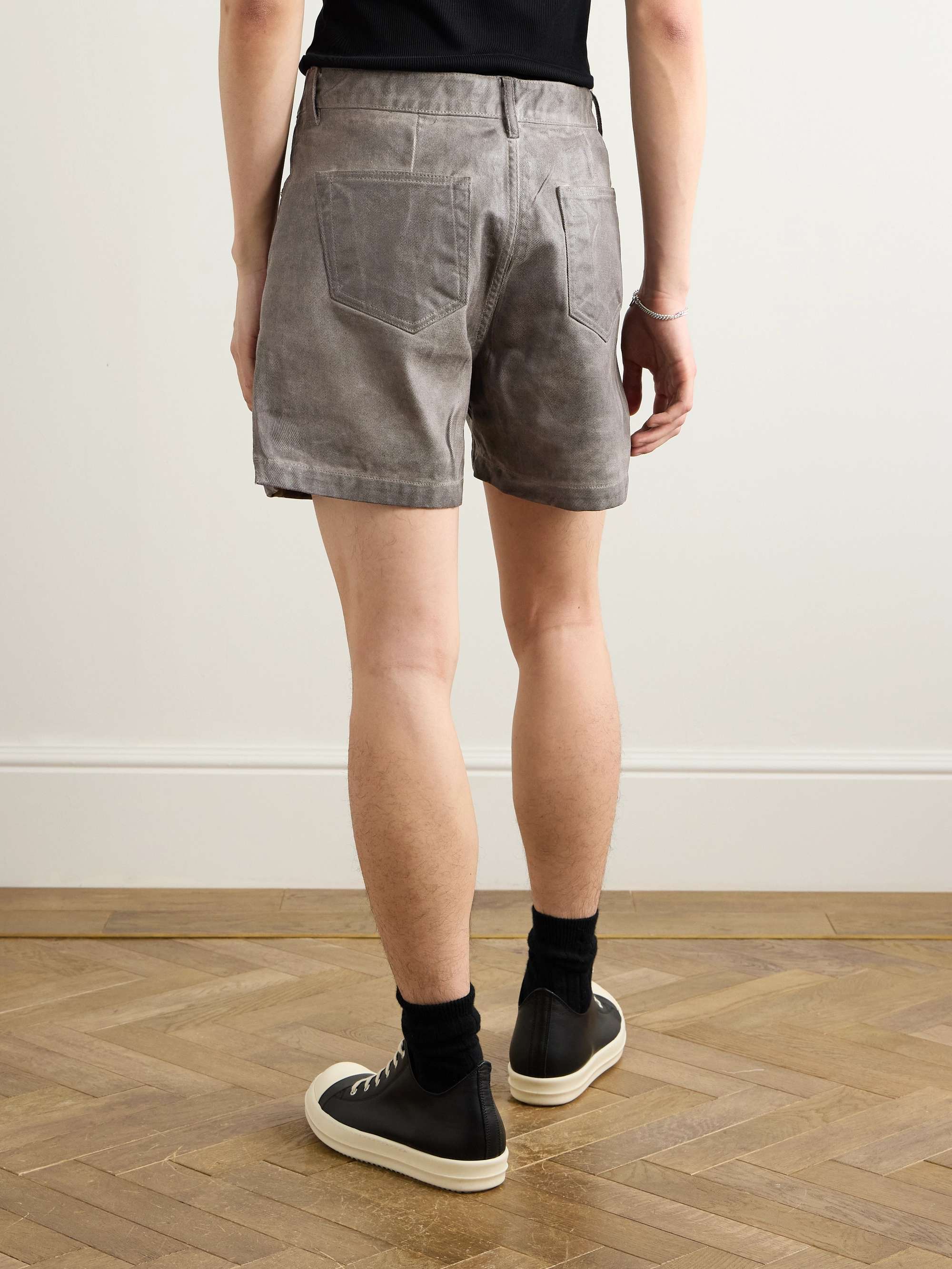 Geth Cutoffs Straight-Leg Denim Shorts view
