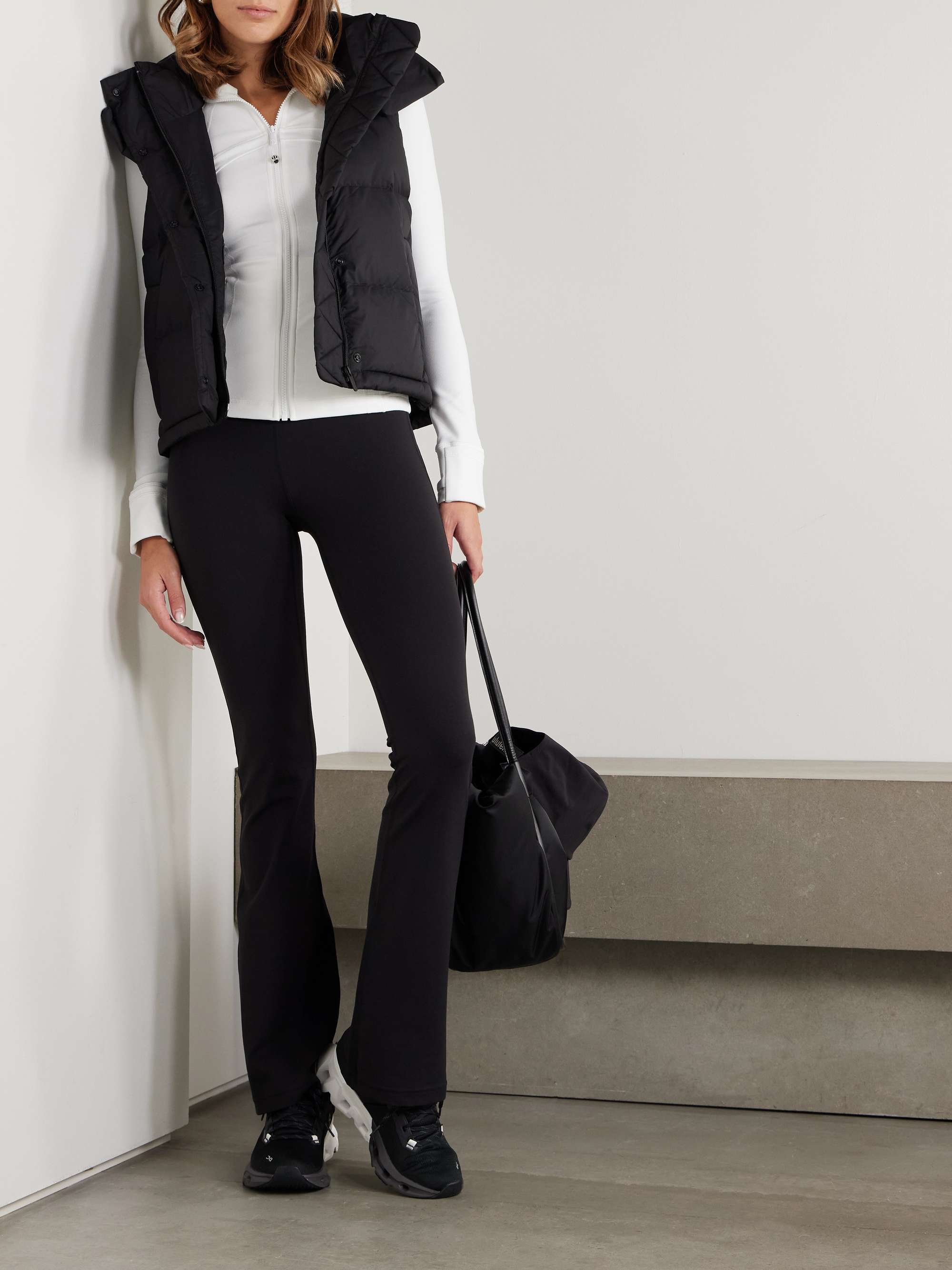 Wunder Puff quilted SoftMatte™ hooded down vest view