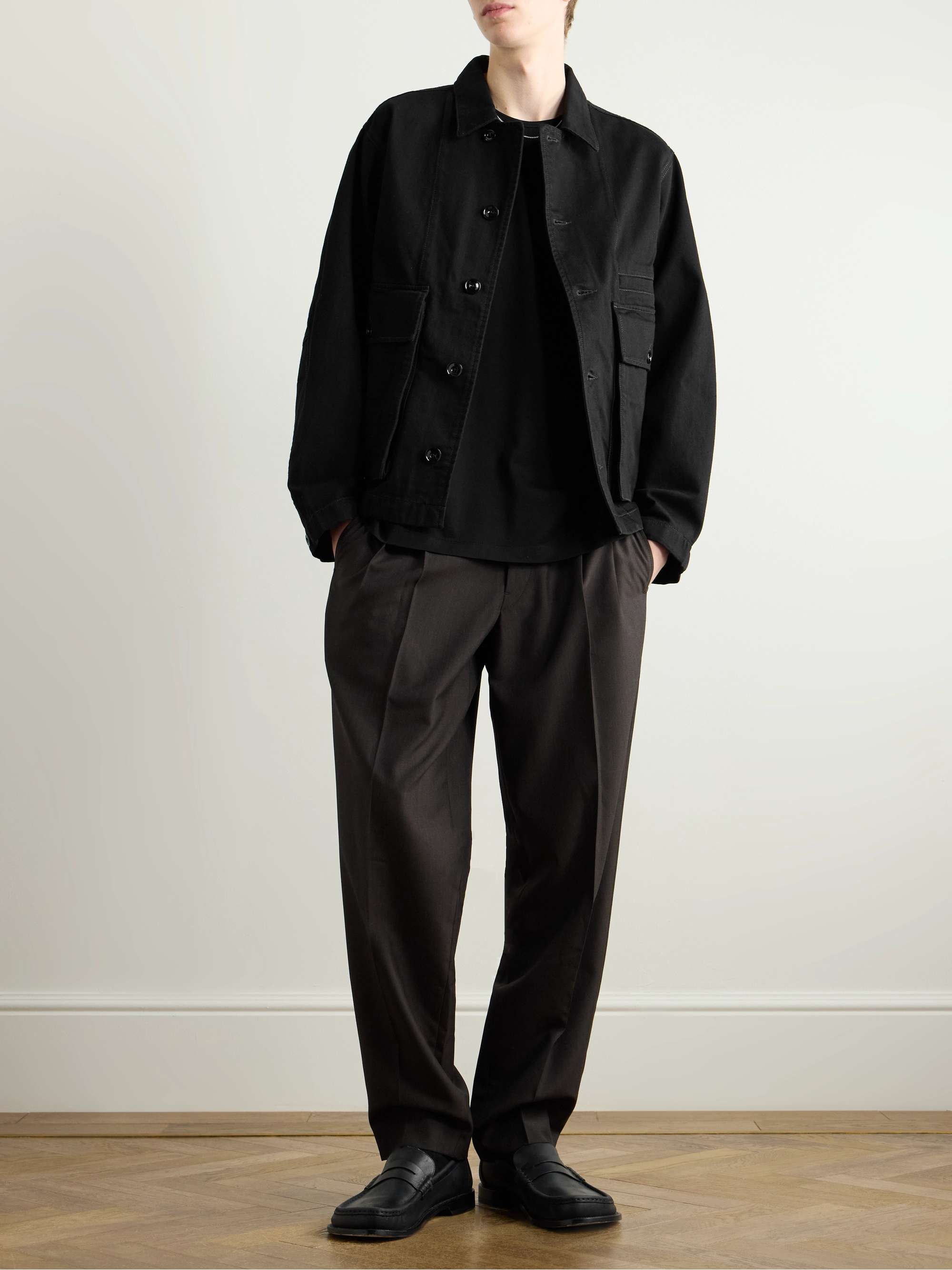 Oversized Mercerised Cotton-Jersey T-Shirt view