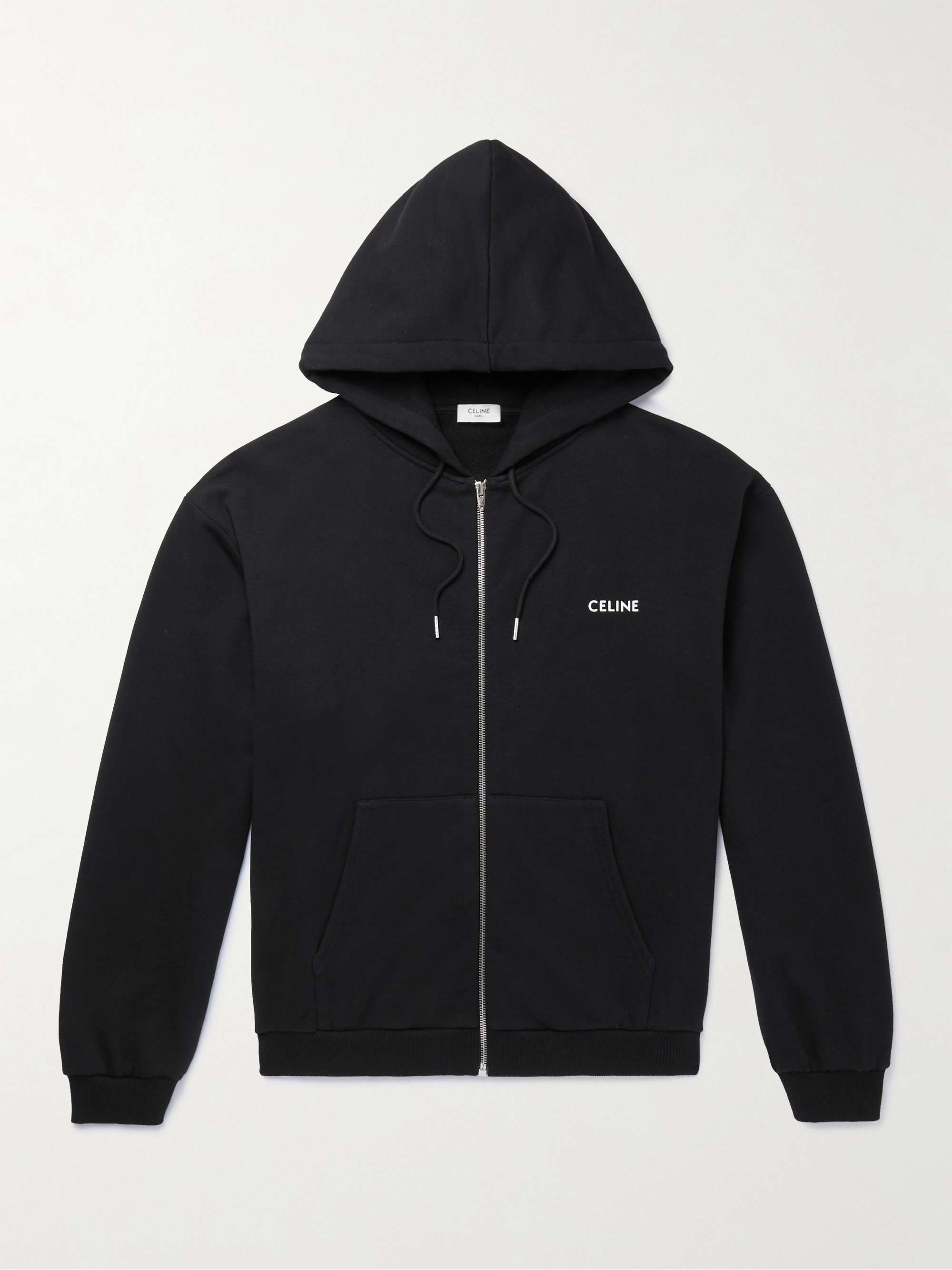 Logo-Print Cotton-Blend Jersey Hoodie hero visual